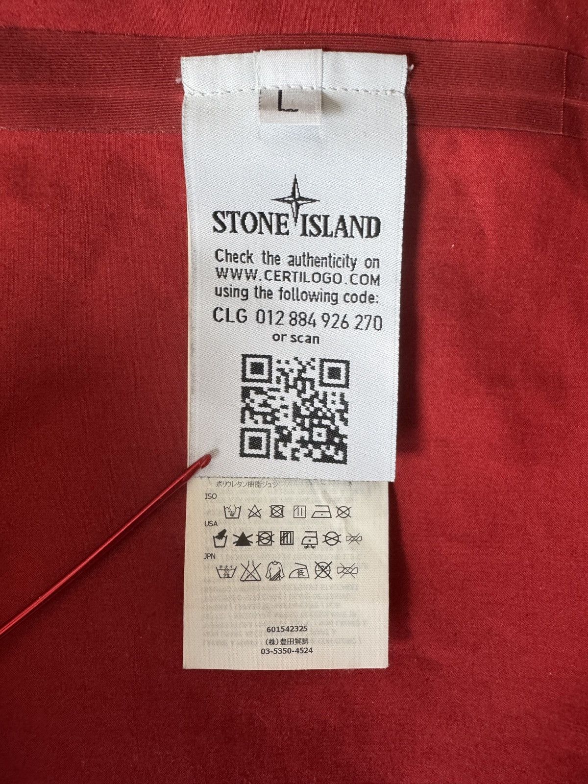 Stone Island 🔥 Stone Island Ghost Piece Red 3L Performance Cotton Jacket Size US L / EU 52-54 / 3 - 15 Thumbnail