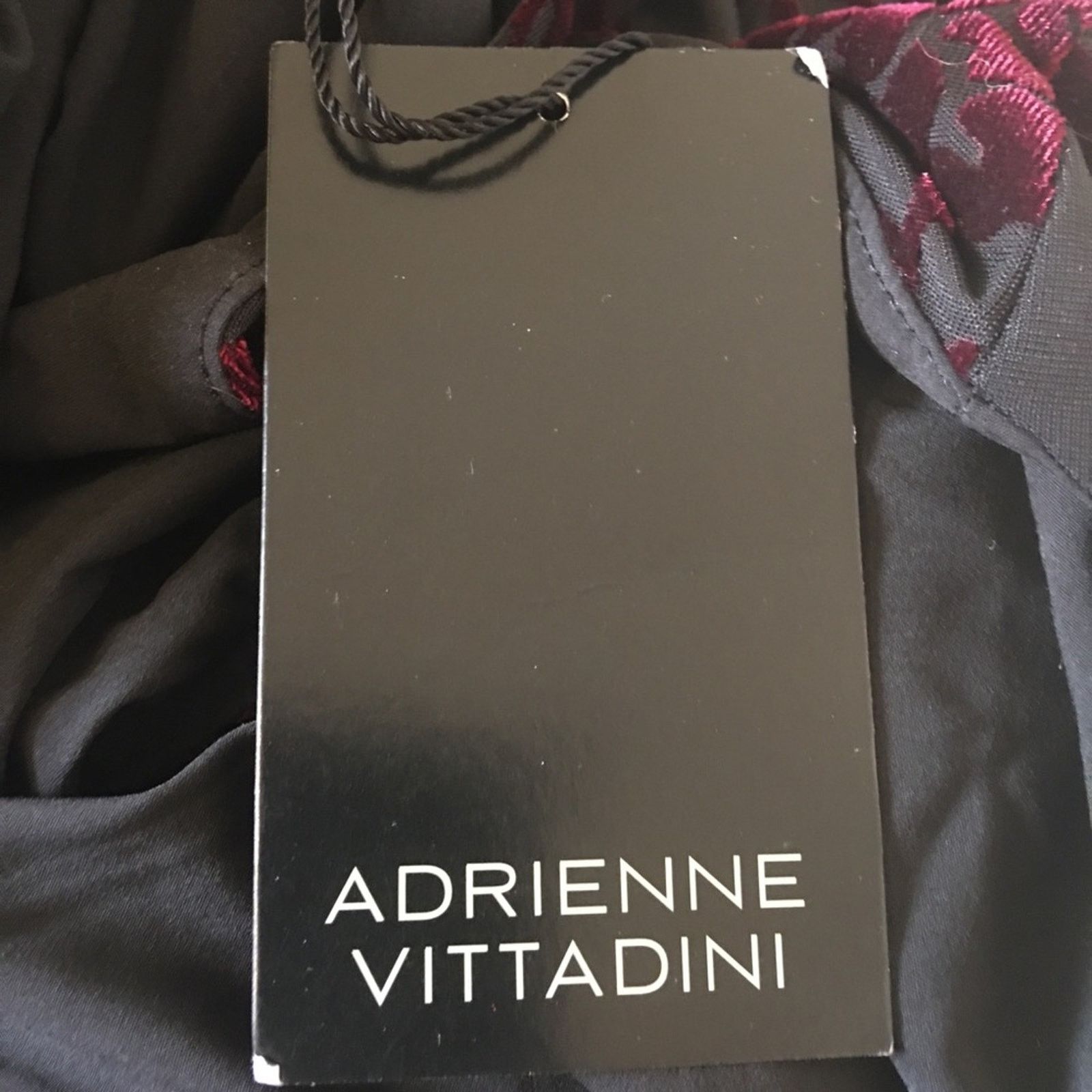 Designer Adrienne Vittadini floral velvet burn out dress Size XS / US 0-2 / IT 36-38 - 10 Thumbnail