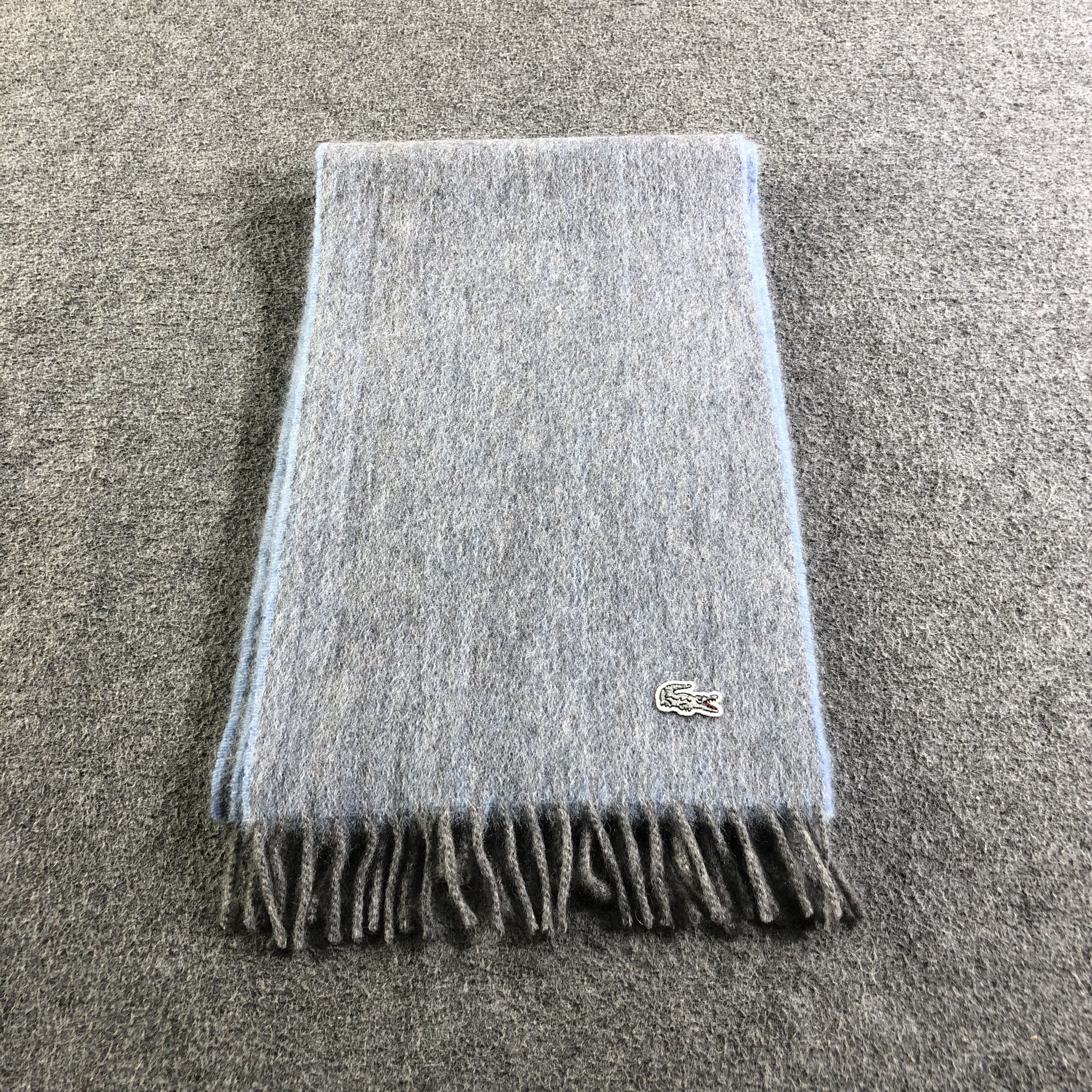Lacoste Lacoste Cashmere Scarf Muffler Neckwear V2133 Size ONE SIZE - 2 Thumbnail