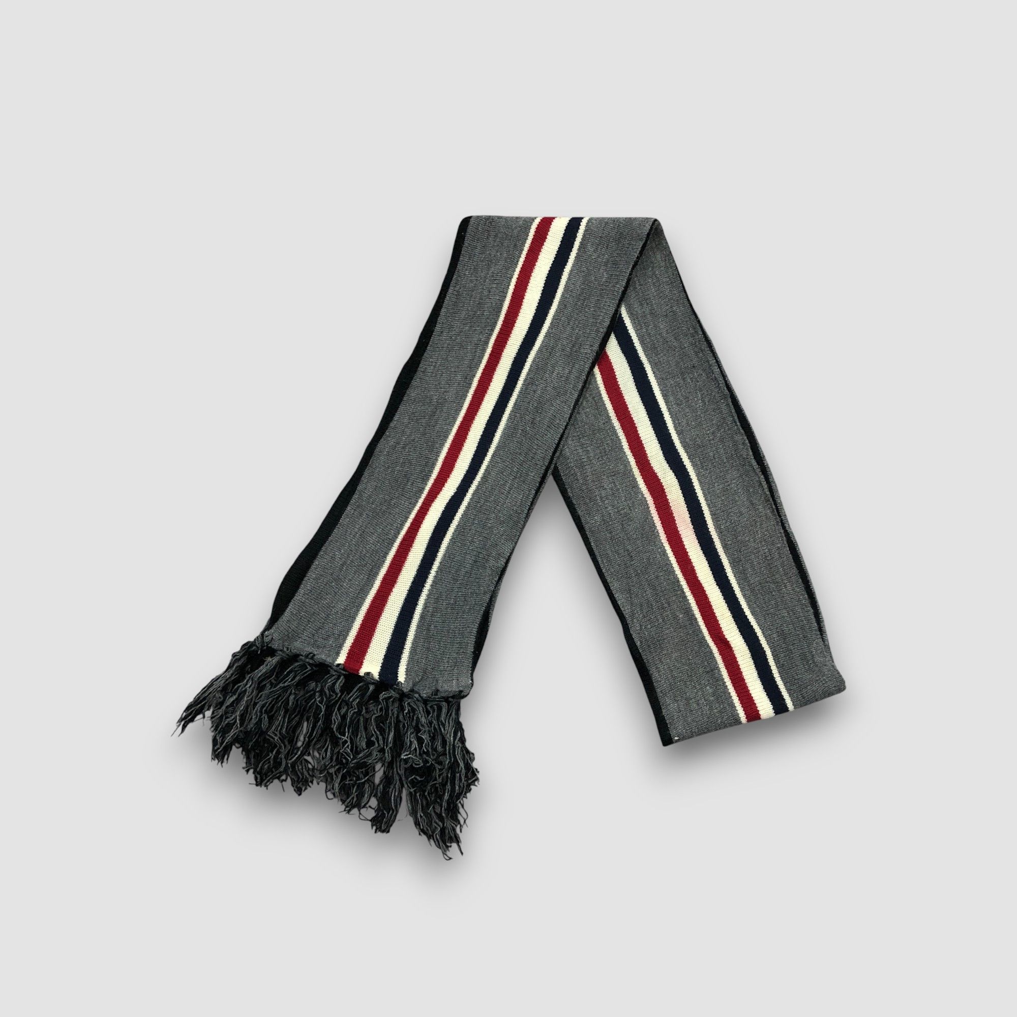 Tommy Hilfiger Vintage Tommy Hilfiger Scarf Muffler Knit Wool Scarves Size ONE SIZE - 2 Thumbnail