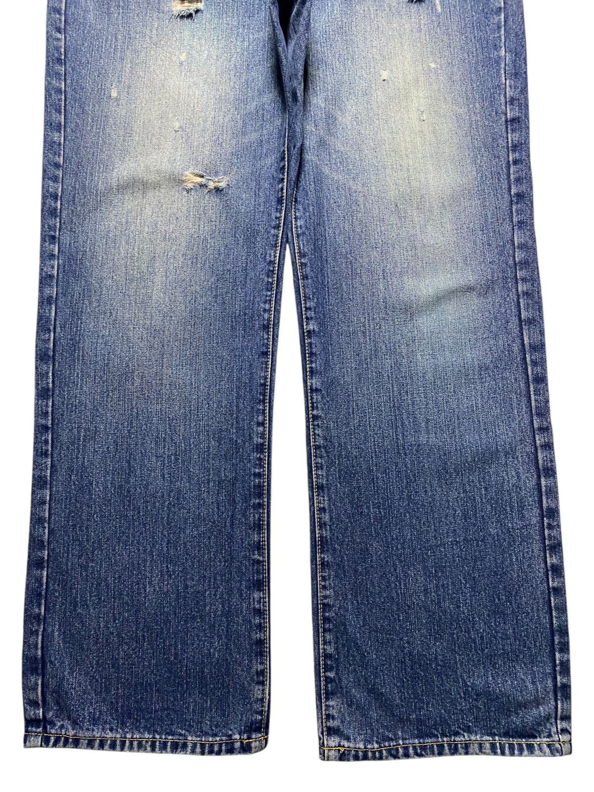 Japanese Brand Vintage Japanese Brand Amore Puro Blue Wash Distressed Jeans Size US 32 / EU 48 - 5 Thumbnail