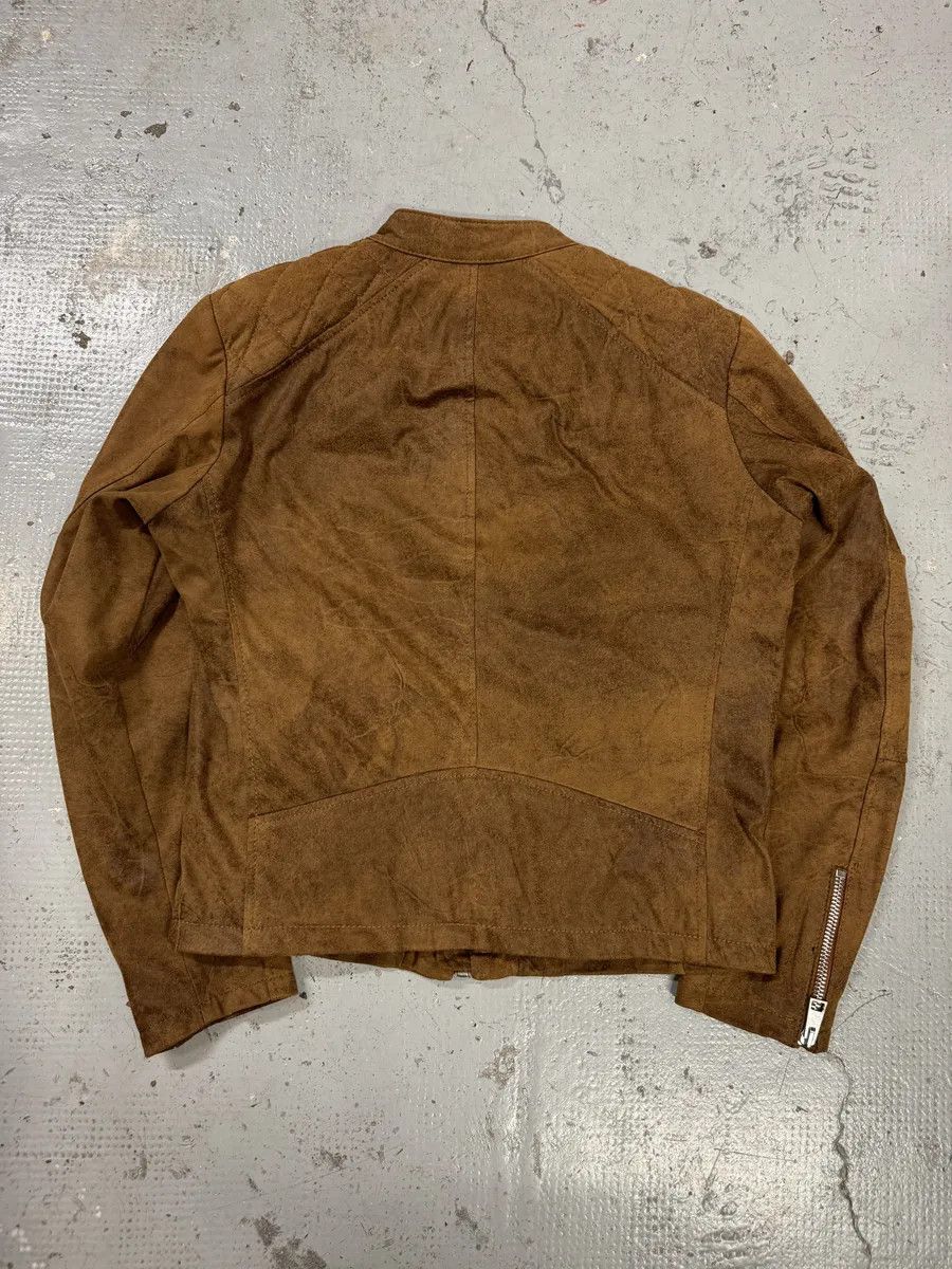 Imperial 2000s Imperial Biker Raw Brown Leather Jacket Size US M / EU 48-50 / 2 - 4 Thumbnail