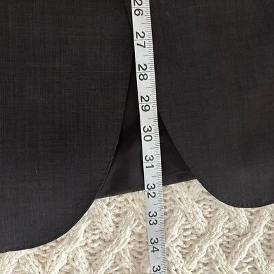 Hugo Boss Hugo Boss Pure Wool Blazer Jacket 2 Button Gray Sport Coat S Size 42L - 7 Thumbnail