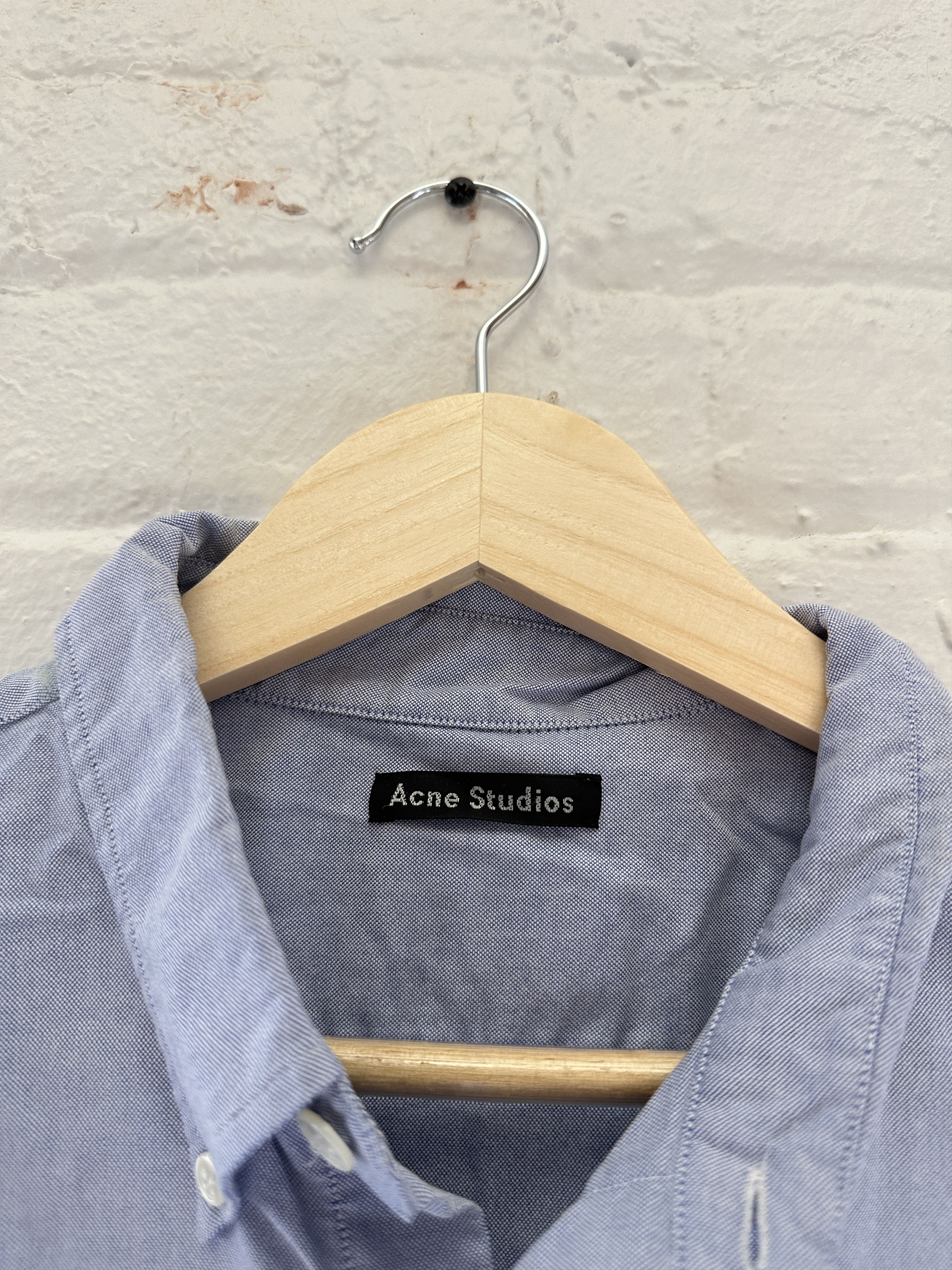 Acne Studios Acne Studios Face Logo Button Up Shirt Size US S / EU 44-46 / 1 - 2 Thumbnail