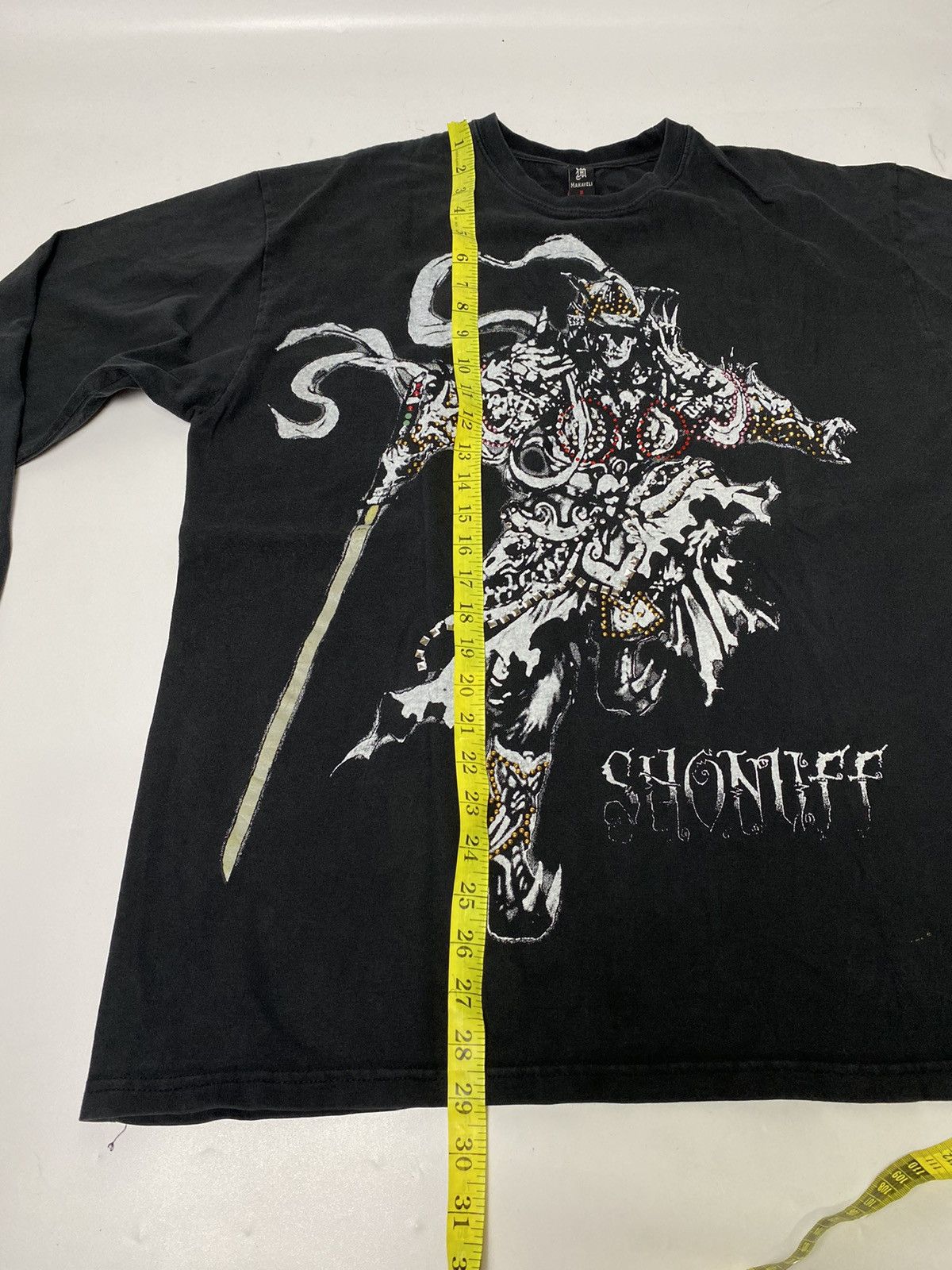 Designer × If Six Was Nine × Makaveli 💥Vintage💥 makaveli rhinestone longsleeve Size US XL / EU 56 / 4 - 7 Thumbnail