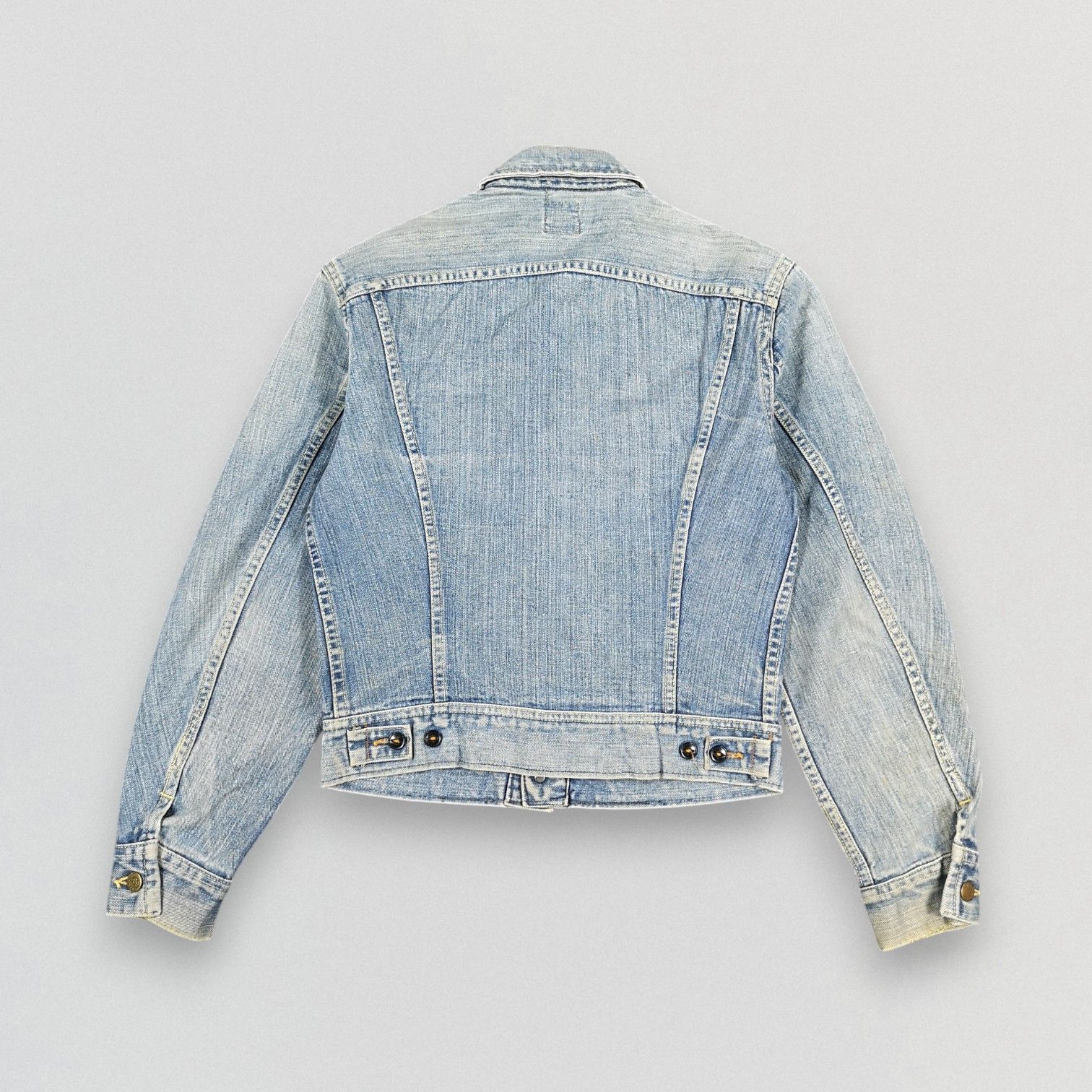 Lee Vintage Lee Denim Trucker Jacket Stone Washed Made In USA Size US S / EU 44-46 / 1 - 3 Thumbnail