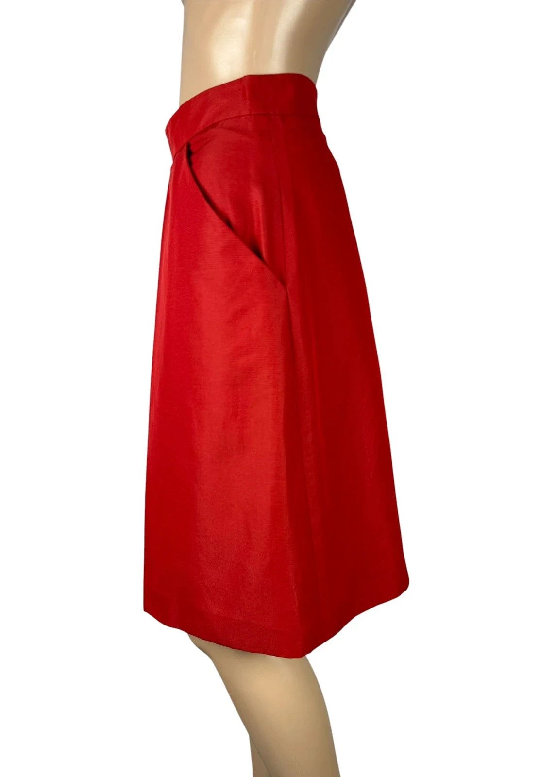 Agnona Agnona Midi Skirt Cotton Silk size 38 Size 26" / US 2 / IT 38 - 5 Thumbnail