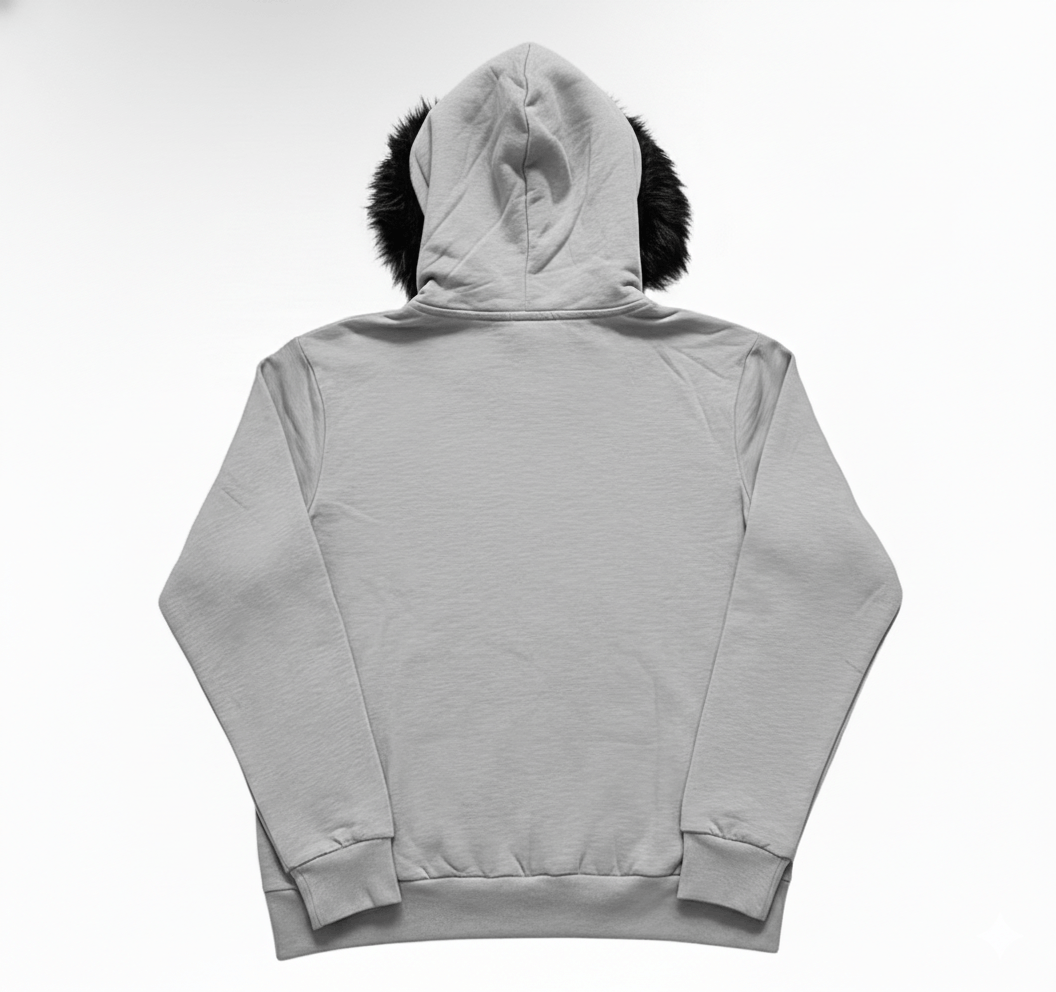 Other Fashion Punk Y2K Grunge Rivet Metal Flurry Hat Fur Hoodies Size US L / EU 52-54 / 3 - 2 Thumbnail