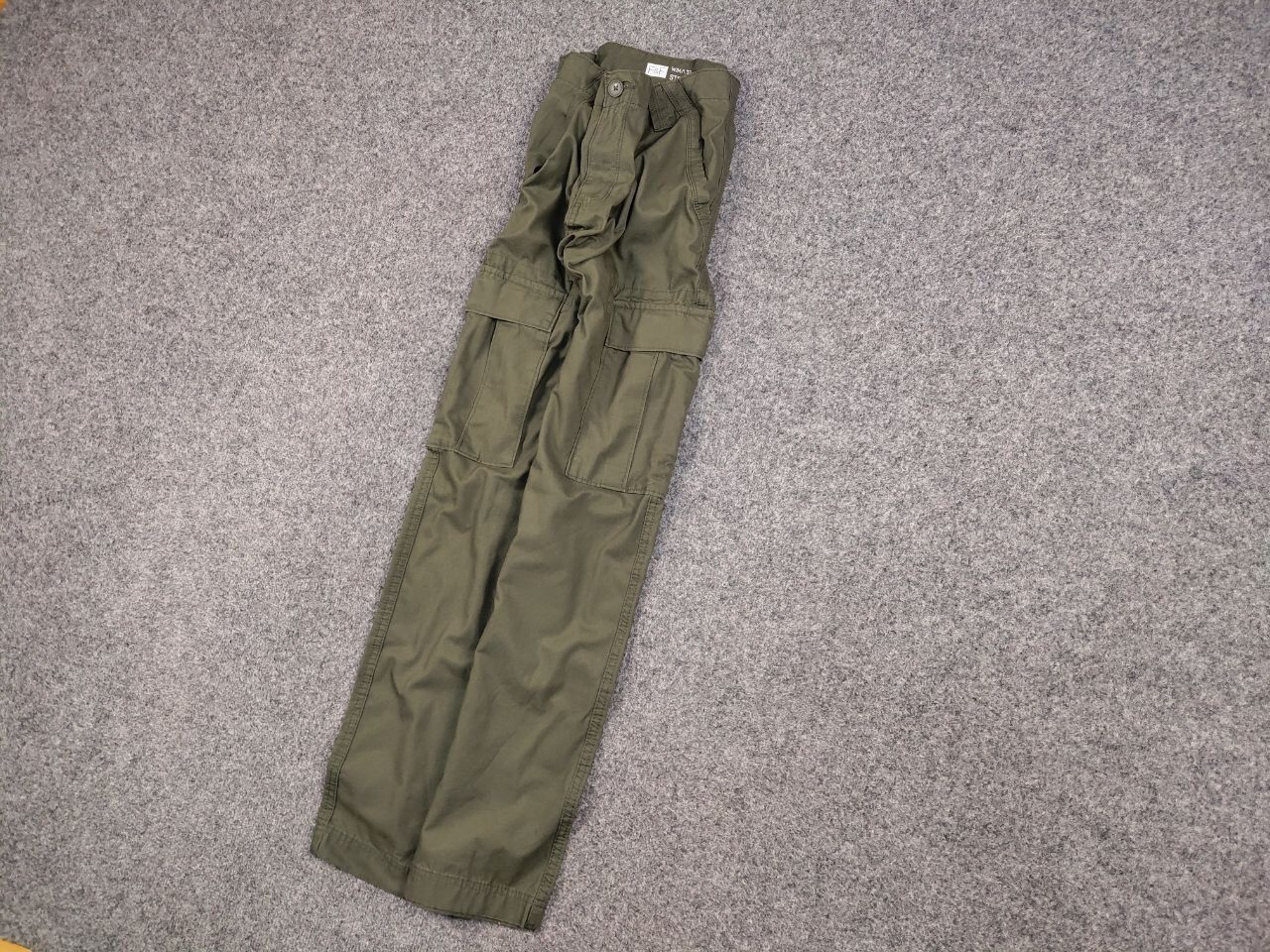 Japanese Brand Vintage Casual Japanese Style Green Cargo Straight Pants Size US 34 / EU 50 - 3 Thumbnail