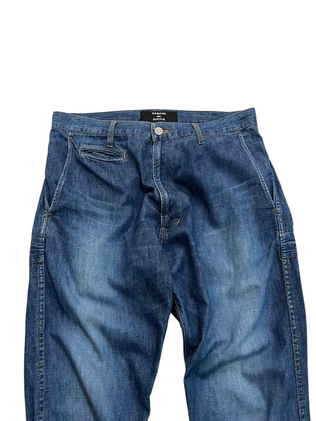 CABANE de ZUCCa × Issey Miyake Cabane de zucca high waist jeans in size 32 x 26 inches Size US 32 / EU 48 - 11 Thumbnail