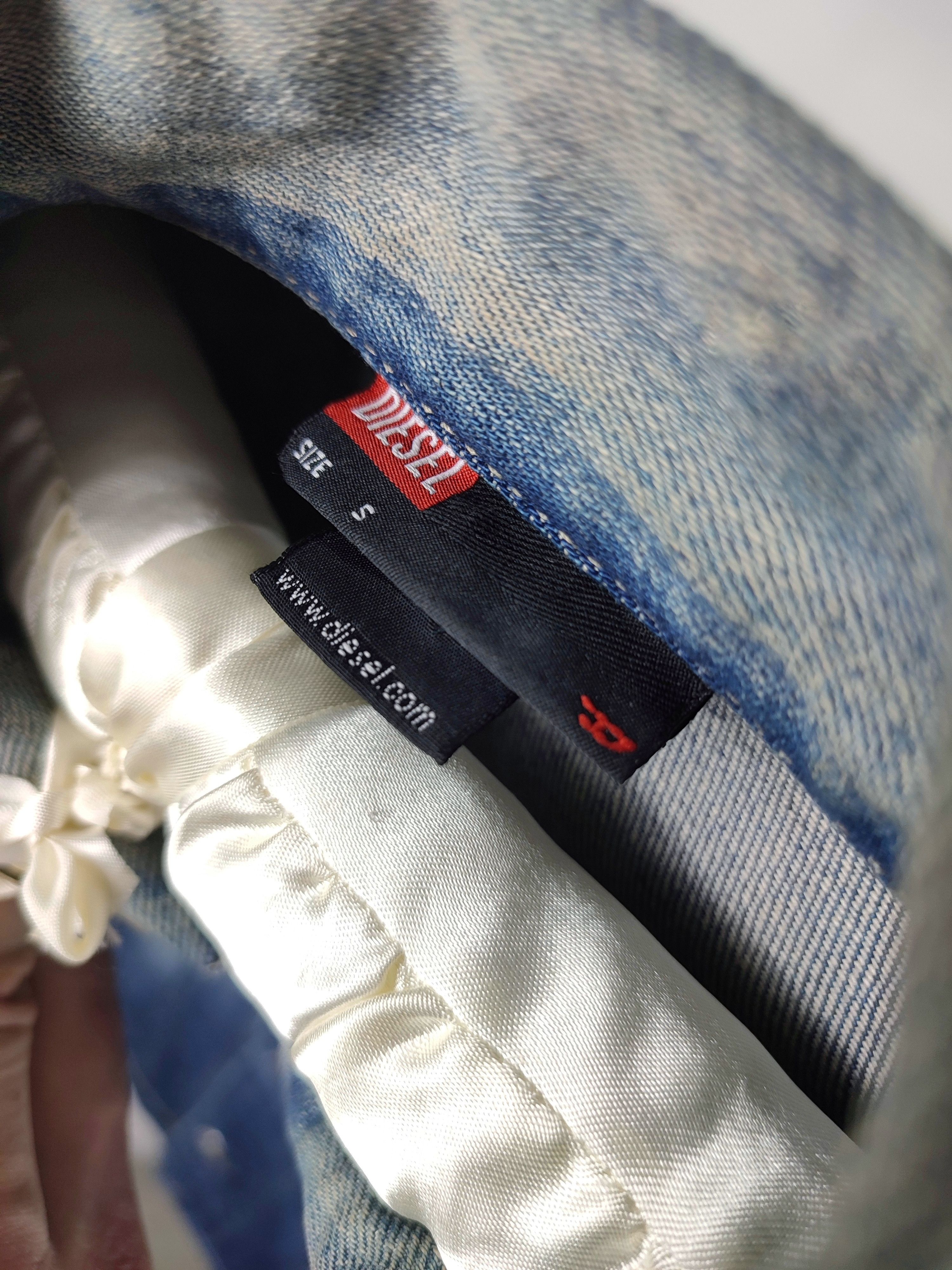 Diesel Diesel Kimti Long Y2K Washed Denim Jacket Size S / US 4 / IT 40 - 11 Thumbnail