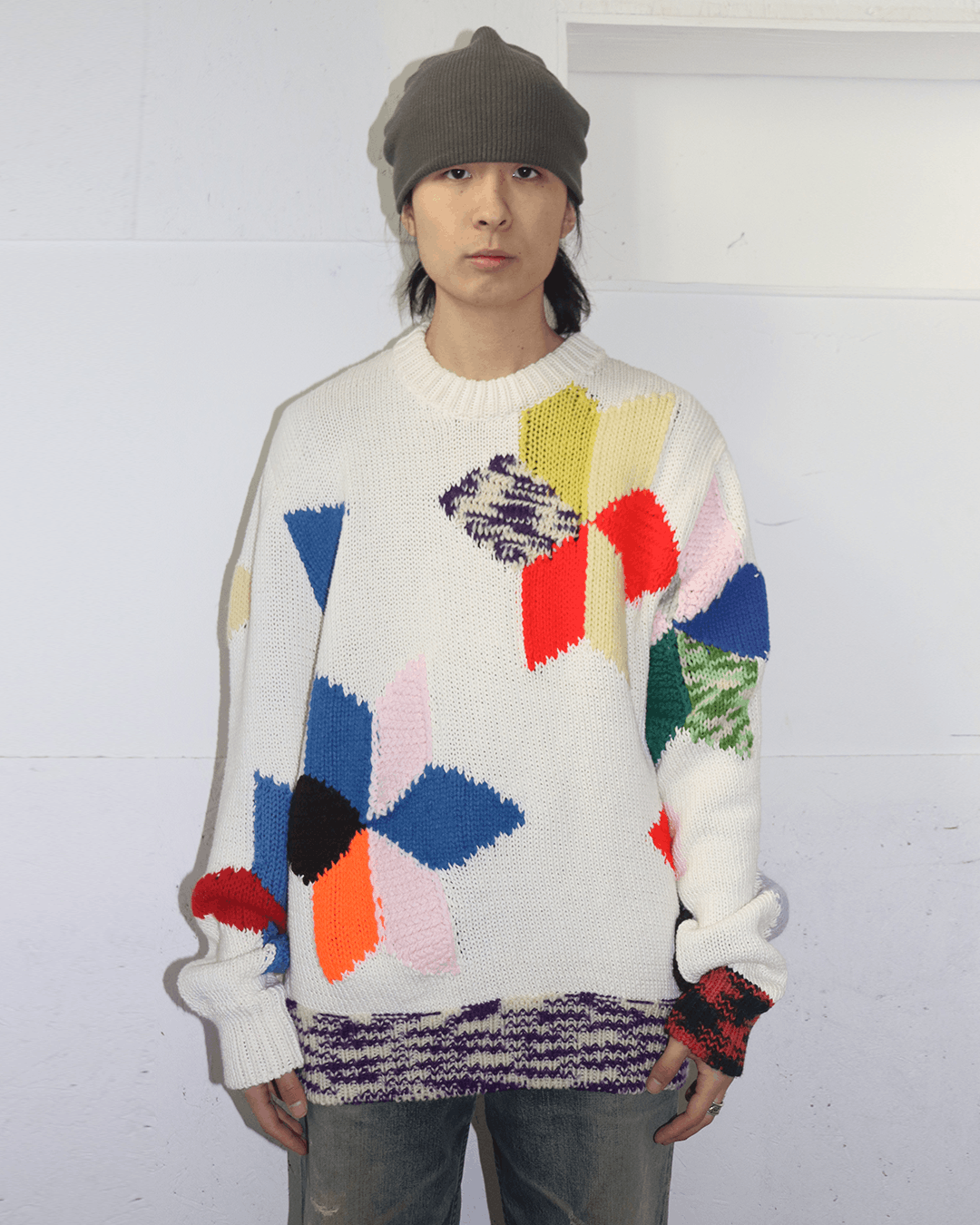 Calvin Klein 205W39NYC Calvin Klein 205W39NYC SS19 Multi Color Sweater Size US L / EU 52-54 / 3 - 2 Thumbnail