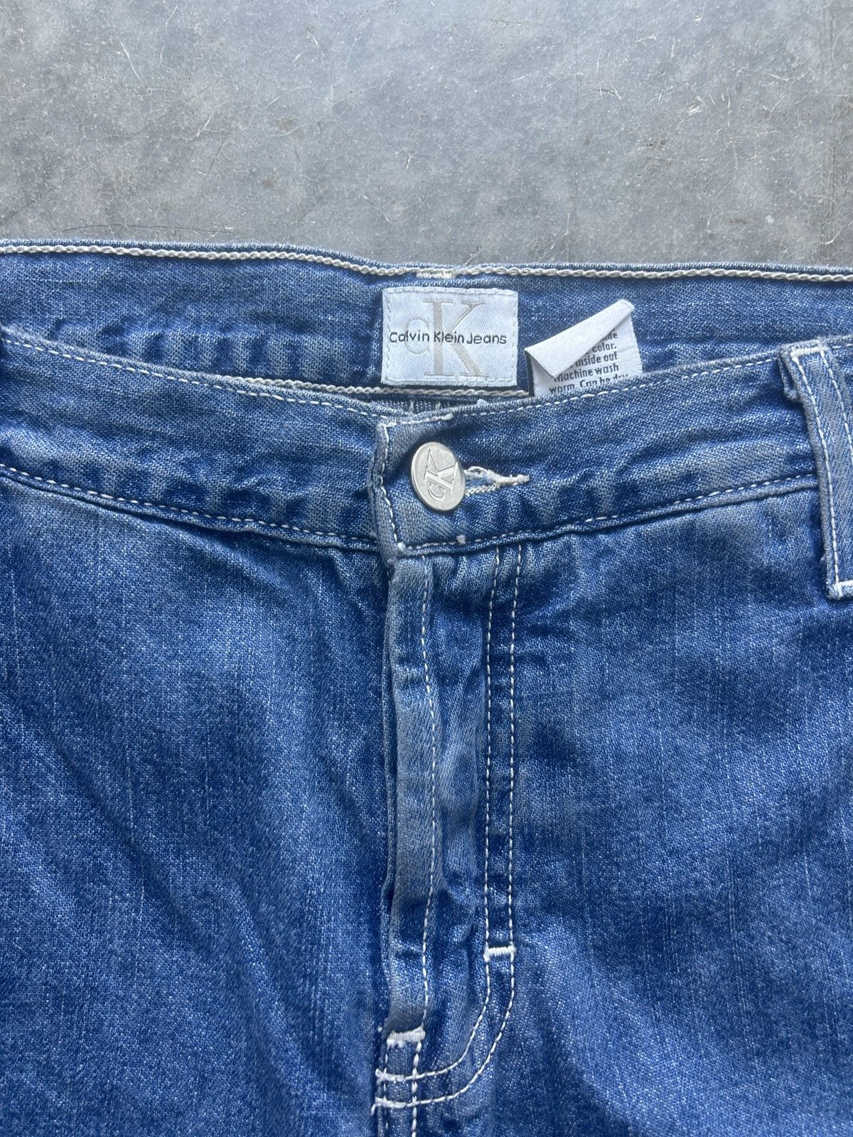 Calvin Klein × Vintage Vintage Y2K Baggy Calvin Klein Carpenter Jeans 29x29 Size US 29 - 6 Thumbnail