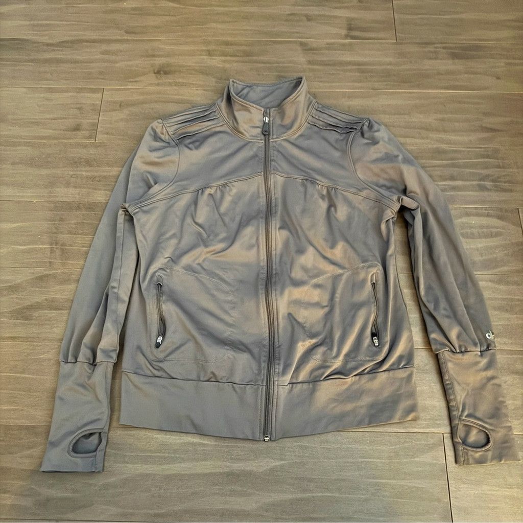 ALO ladies knit yoga zip jacket size large