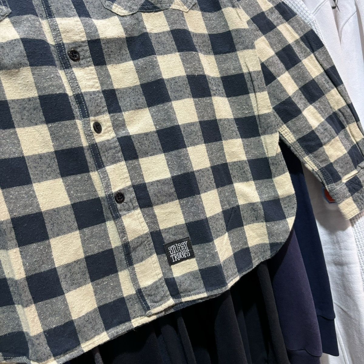 Stussy Stussy Troops Check Flannel Shirt double pocket Size US L / EU 52-54 / 3 - 2 Thumbnail
