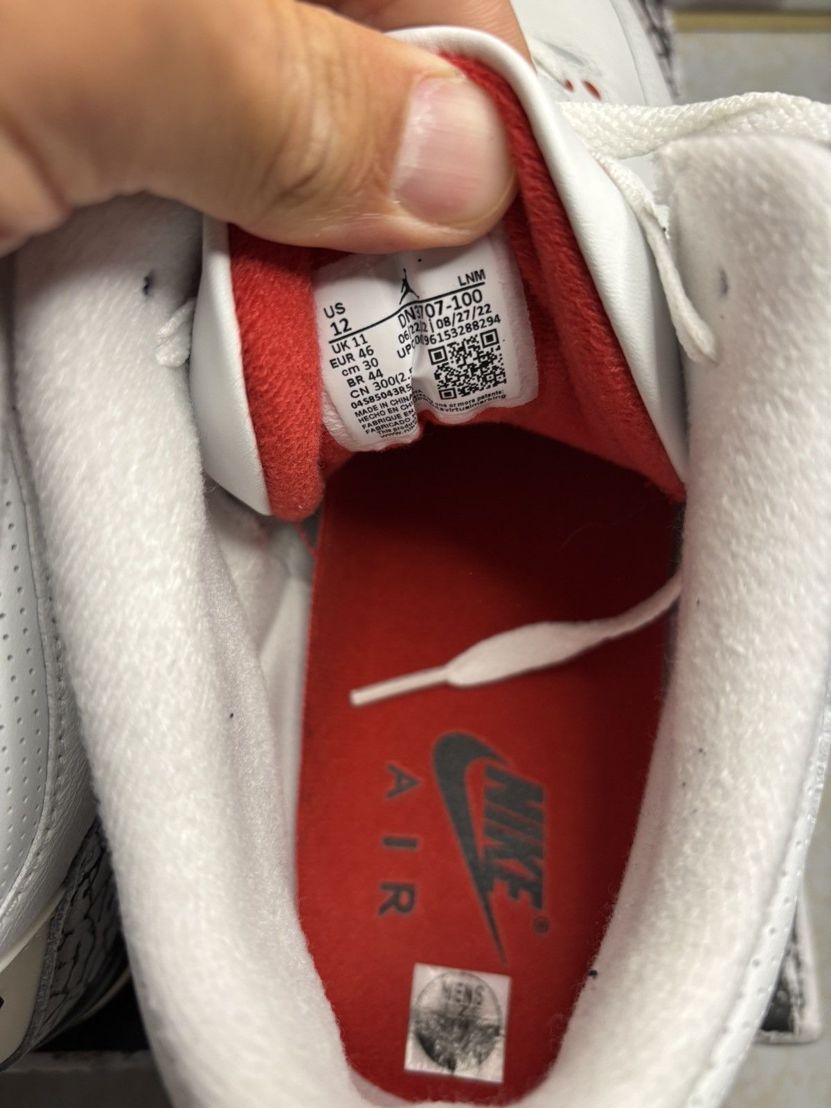 Jordan Brand Jordan Retro 3 ‘cement’ reimagined Size US 12 / EU 45 - 6 Thumbnail