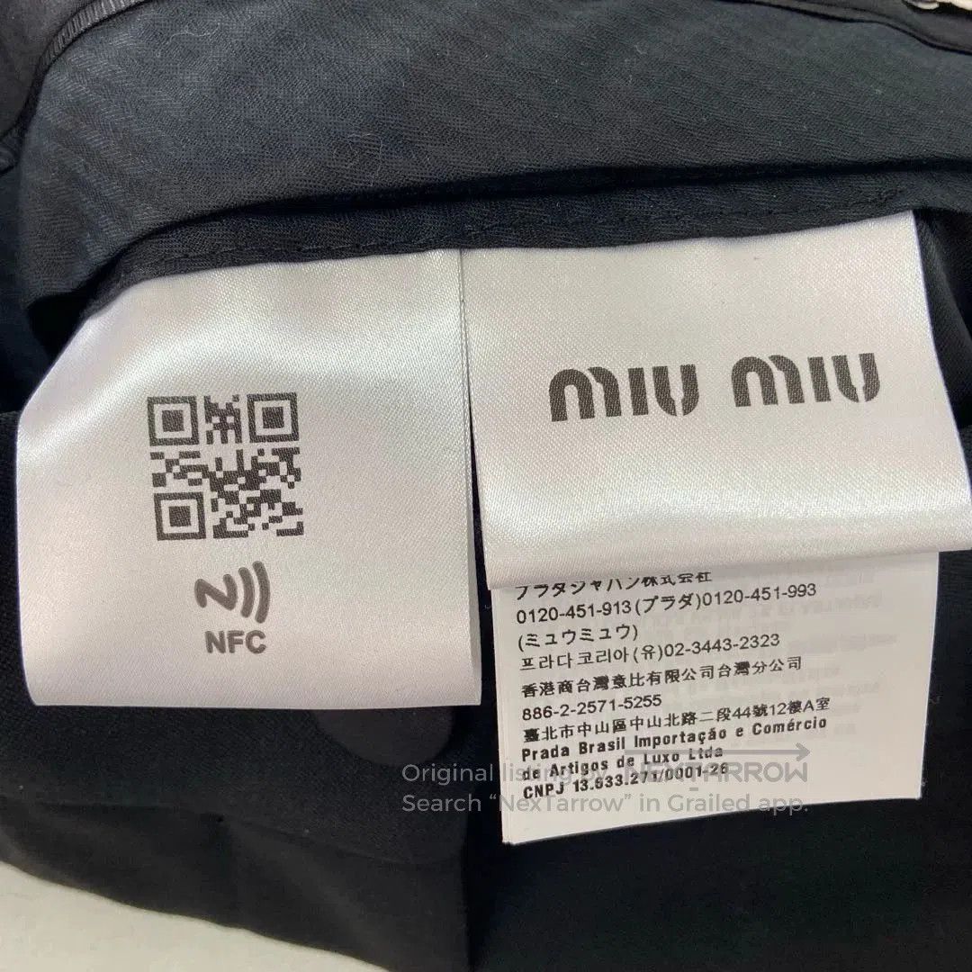 Miu Miu black miu miu shorts size 38. Size US 38 / EU 54 - 9 Thumbnail