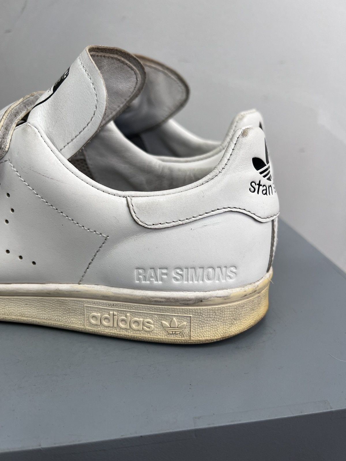 Adidas × Designer × Raf Simons Adidas Raf Simons Stan Smith white leather 2013 Size US 9 / EU 42 - 3 Thumbnail