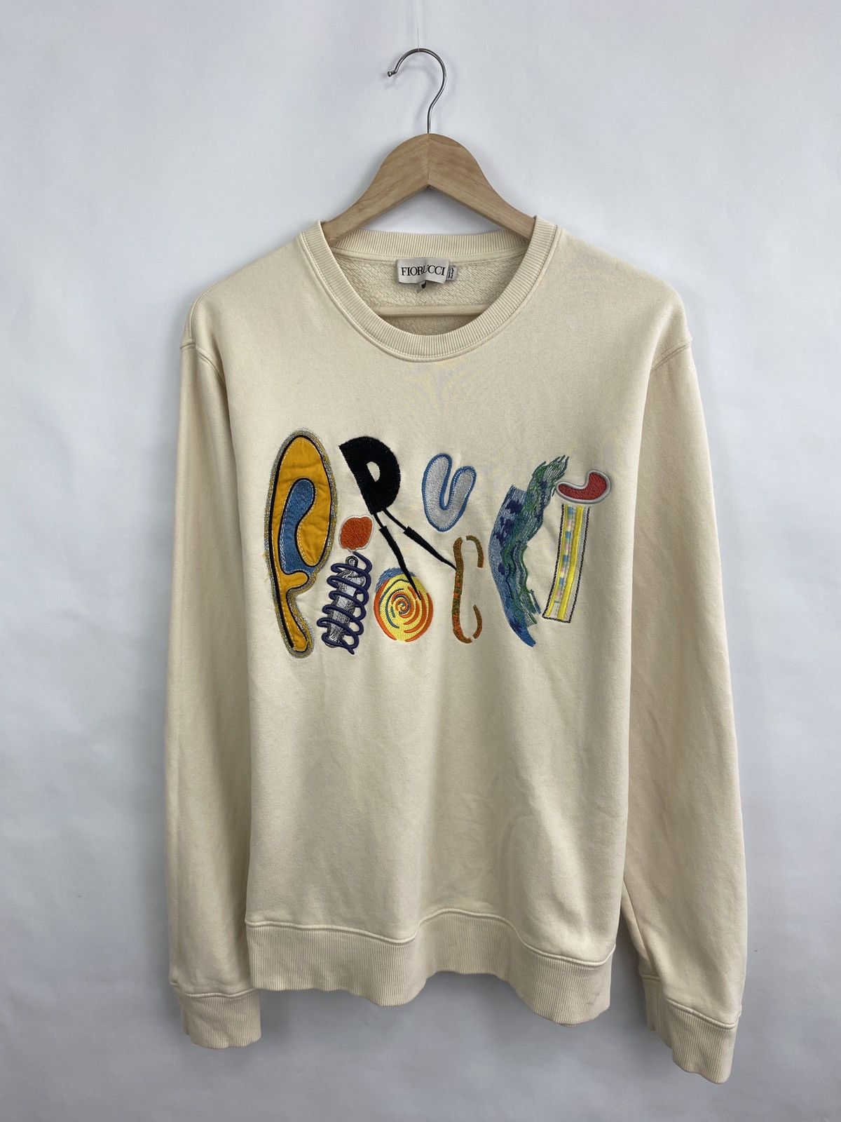 Fiorucci Fiorucci Art Hoodie Picasso Style Rare Retro Hype Y2K Size US M / EU 48-50 / 2 - 3 Thumbnail