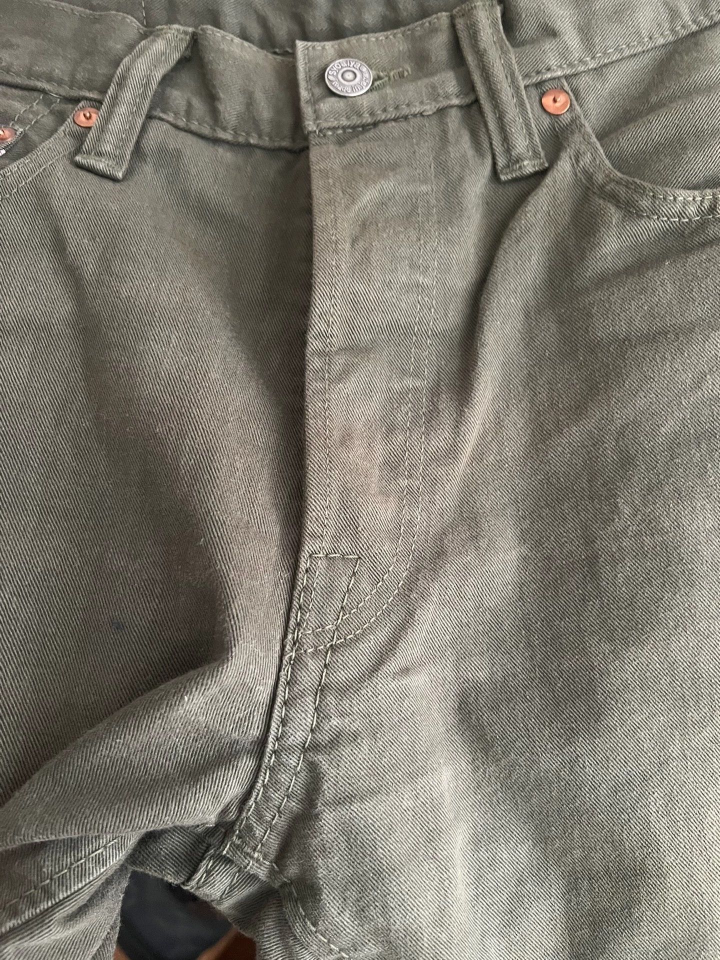 Pure Blue Japan Pure Blue Japan Japanese selvedge olive drab jeans Size US 32 / EU 48 - 5 Thumbnail