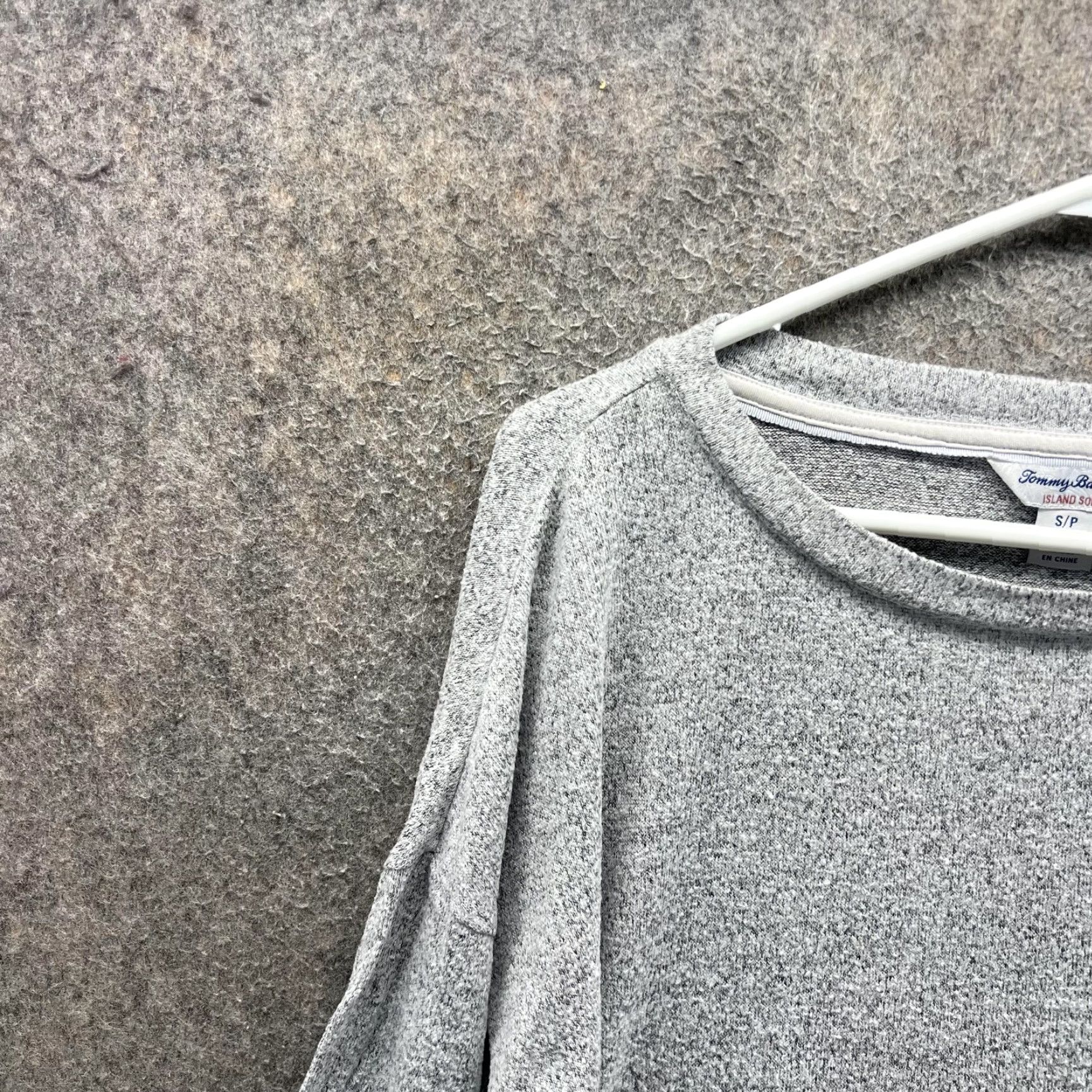 Tommy Bahama Tommy Bahama Sweater Womens Small Gray Island Soft Scoop Neck Knit Pullover Size S / US 4 / IT 40 - 6 Thumbnail
