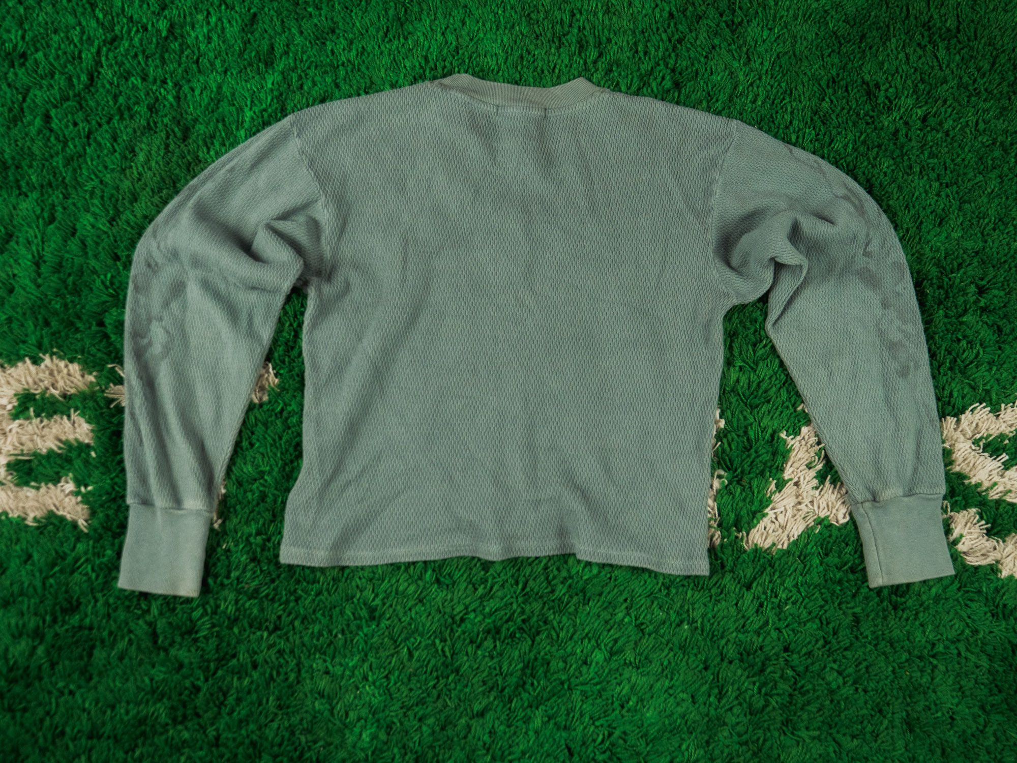 Yeezy YEEZY Season 6 Printed Thermal Knit Graphic Crop Top Knitted Size M / US 6-8 / IT 42-44 - 9 Thumbnail