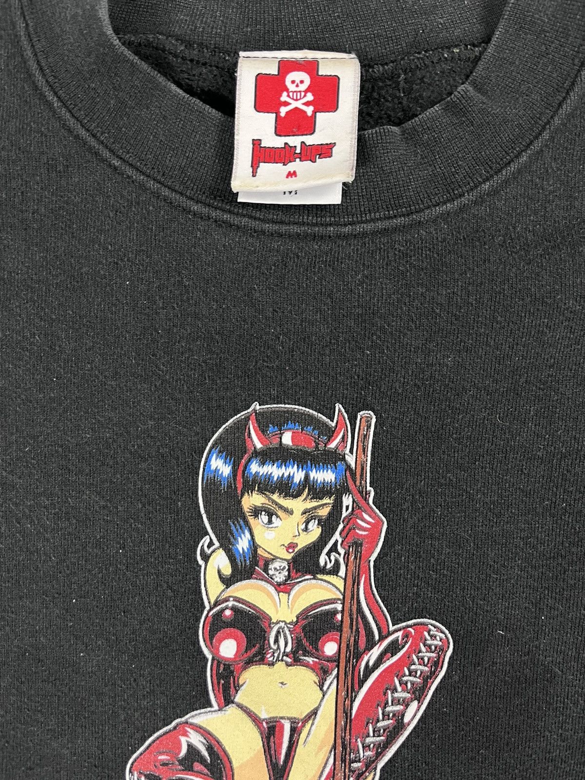 Band Tees Hook-Ups - 90’s Devilgirl Sweater Size US M / EU 48-50 / 2 - 4 Thumbnail