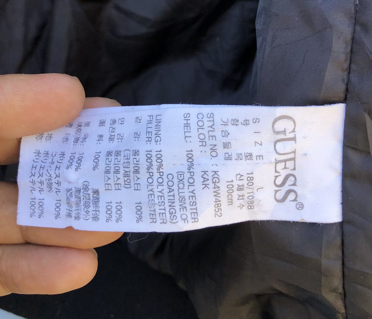 Guess Vintage Guess Est.1981 Sun Faded Quilted Bomber Jacket Size US M / EU 48-50 / 2 - 21 Thumbnail