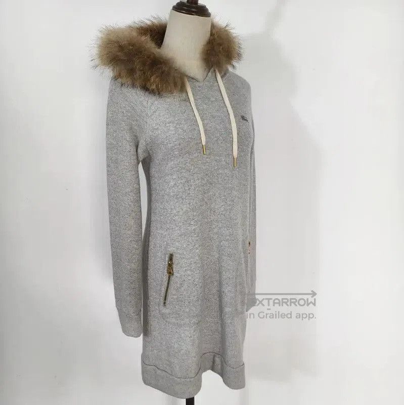Burberry Burberry Grey Cotton Long Sleeve Dress for Women. Size M / US 6-8 / IT 42-44 - 5 Thumbnail