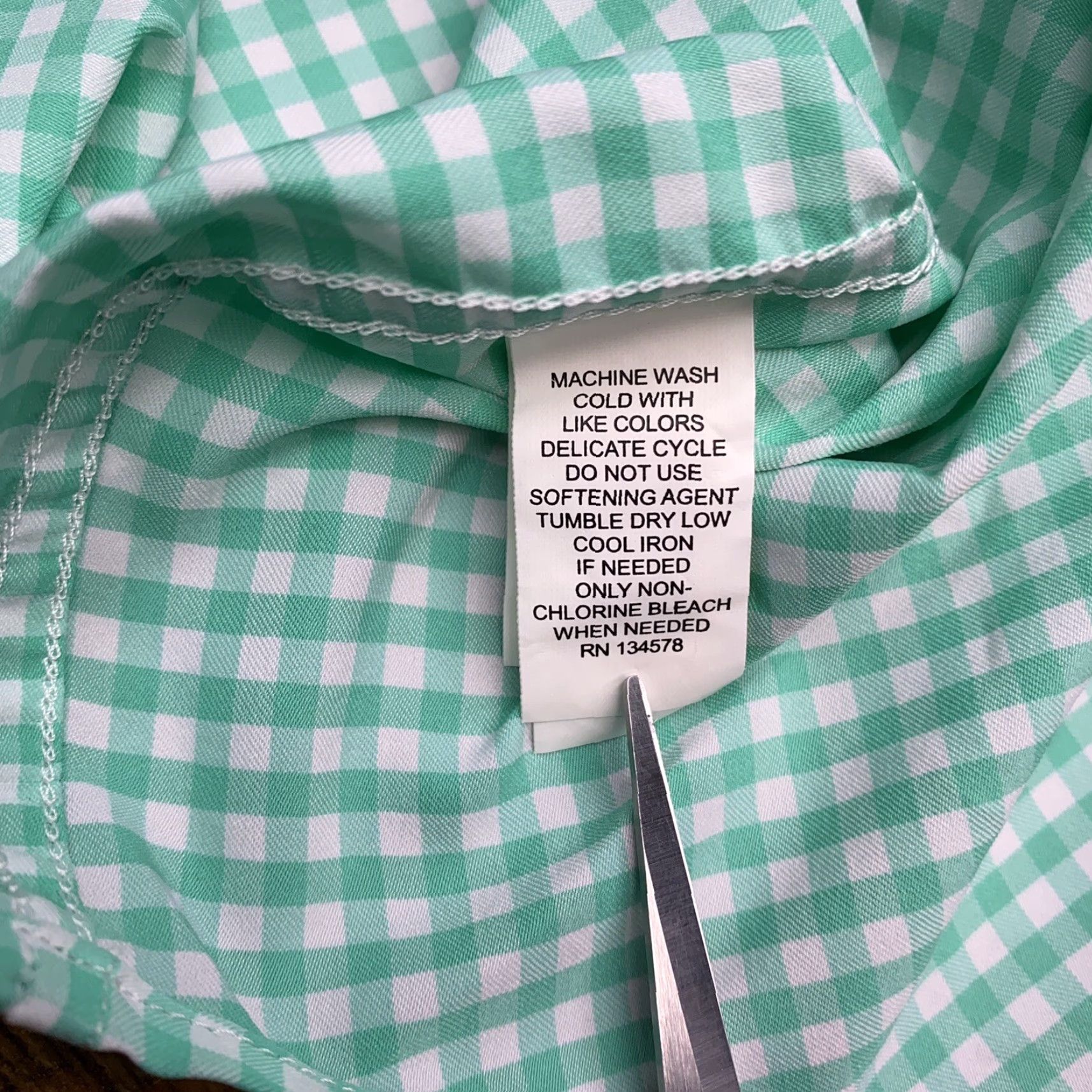 Vineyard Vines Vineyard Vines Whale Shirt Mens Slim Button-Up Check Green Adult Small Size US S / EU 44-46 / 1 - 6 Thumbnail