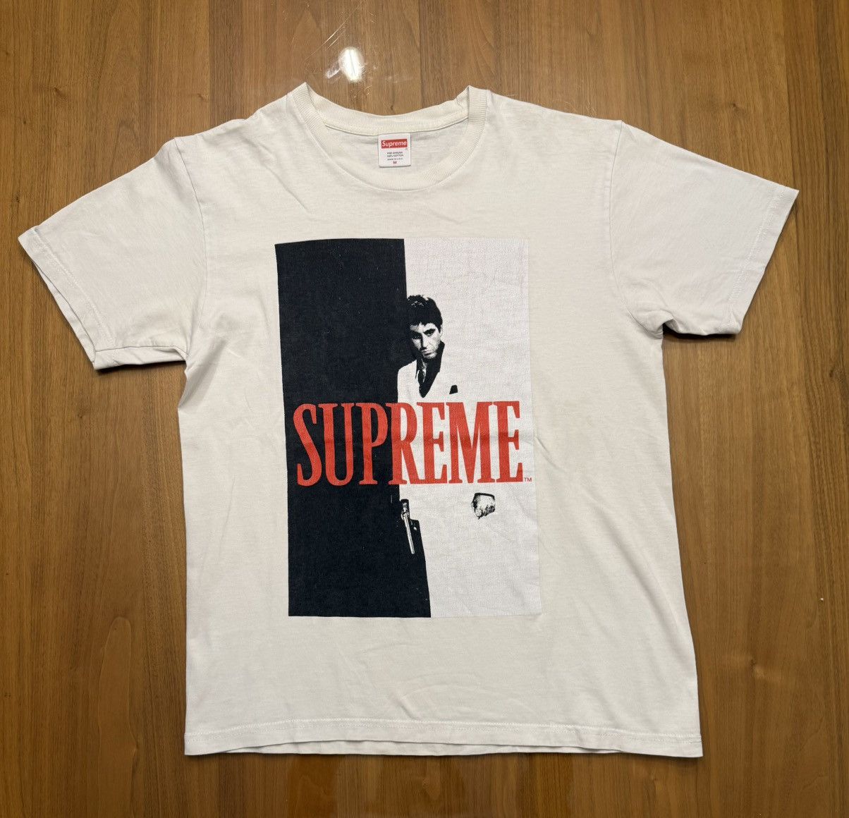 Supreme SUPREME SCARFACE SPLIT T SHIRT WHITE SIZE SMALL Size US M / EU 48-50 / 2 - 1 Thumbnail