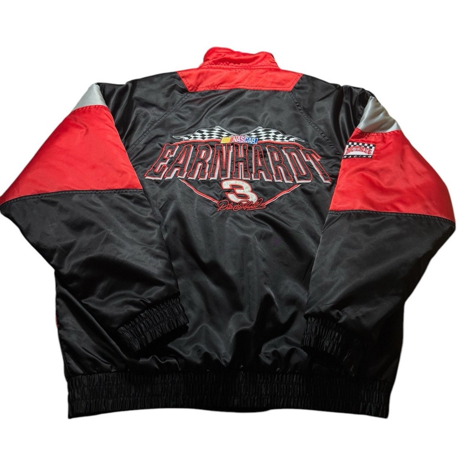 Nutmeg Vintage Nutmeg NASCAR Dale Earnhardt #3 Puffer Jacket Large Size US L / EU 52-54 / 3 - 1 Thumbnail