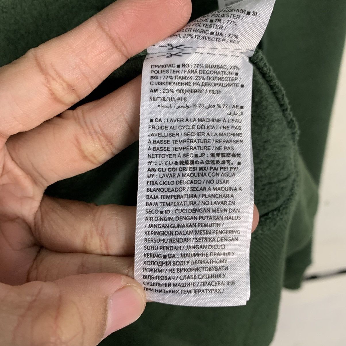 Gap Gap Big Logo Green Zipper Hoodie Size US M / EU 48-50 / 2 - 19 Thumbnail