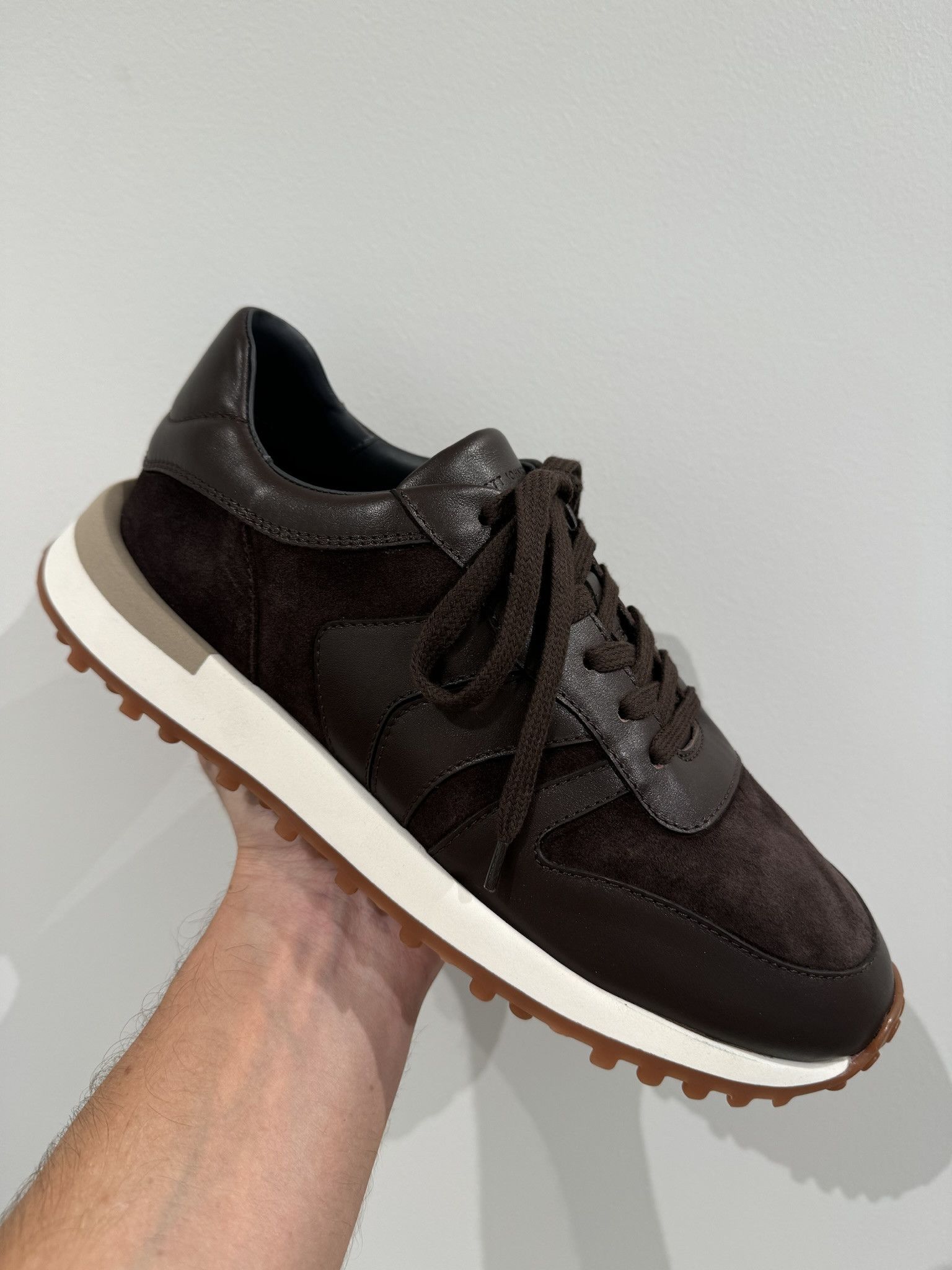 Other Brett Johnson Espresso Suede Mc Lean Low Top Sneaker Size US 7 / EU 40 - 1 Preview