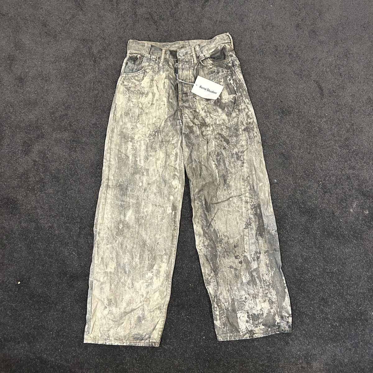 パンツ Acne Studios 1981M cold gray Acne Studios - Loose fit trousers- 1981M - Cold grey