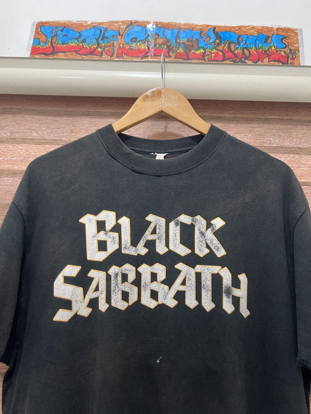 Band Tees × Vintage Vintage 90s Euro Black Sabbath Parking Lot Boot Size US L / EU 52-54 / 3 - 3 Thumbnail