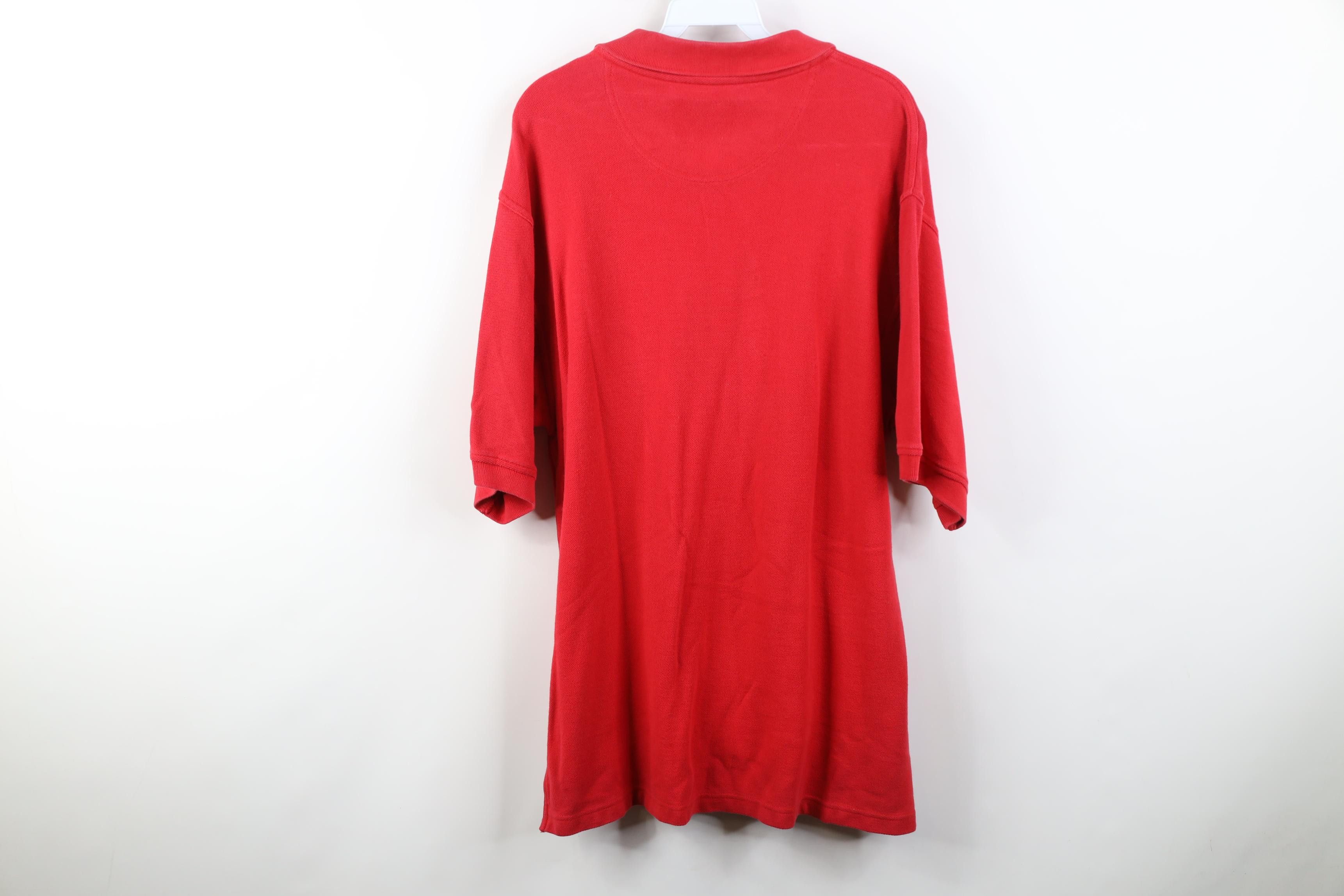 Starter Vintage 90s Starter Detroit Red Wings Hockey Golf Polo Shirt Size US L / EU 52-54 / 3 - 14 Thumbnail