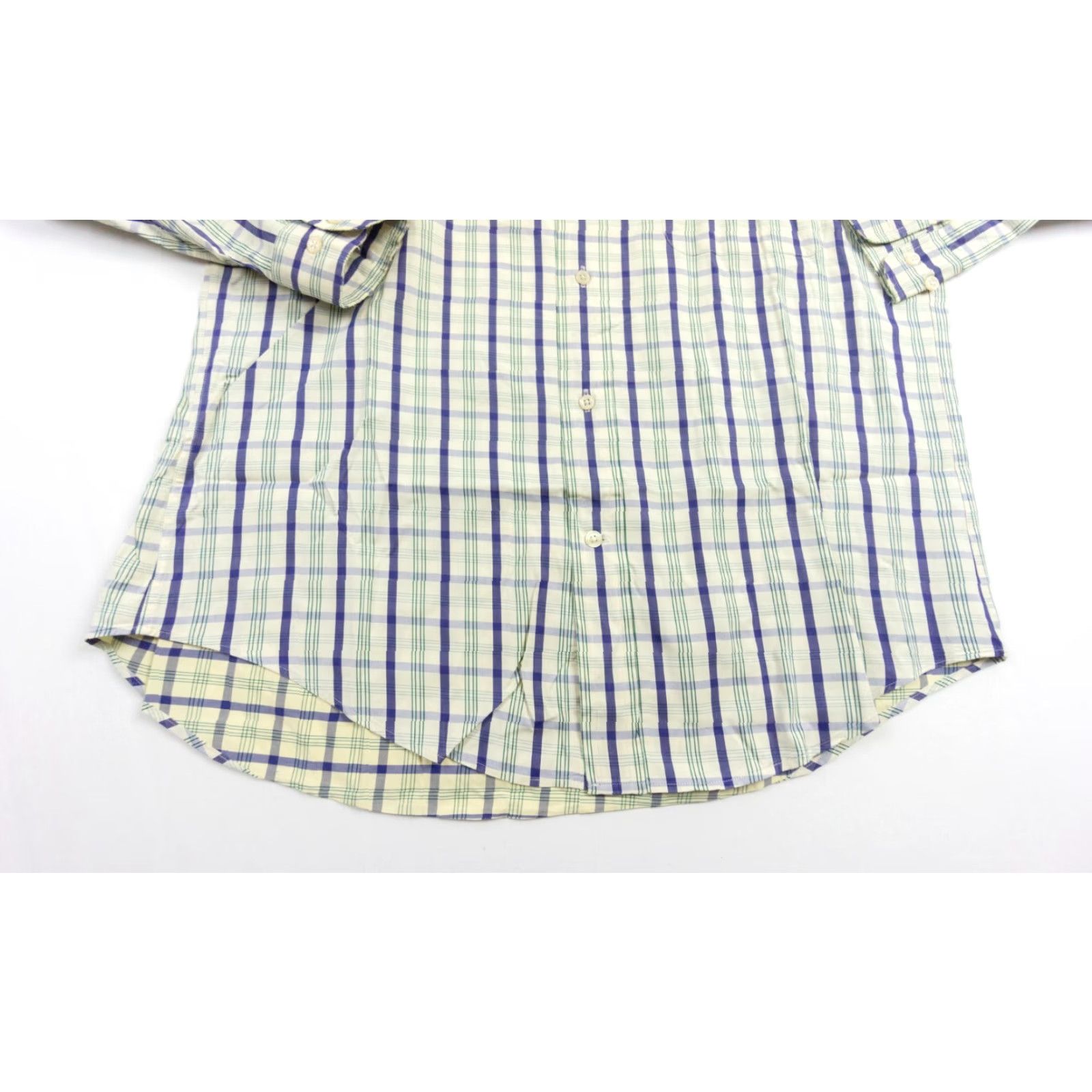Faconnable VINTAGE Façonnable Button-Up Shirt Mens Small Yellow Checkered Long Sleeve Preppy Size US S / EU 44-46 / 1 - 4 Thumbnail
