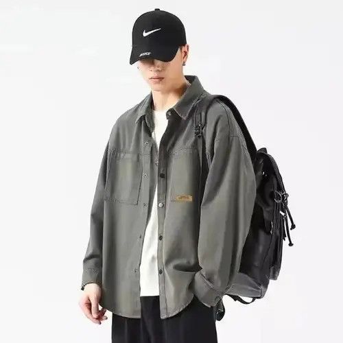 Designer × Japanese Brand Autumn Men's Long Sleeve Cargo Shirt Casual Size US M / EU 48-50 / 2 - 2 Thumbnail