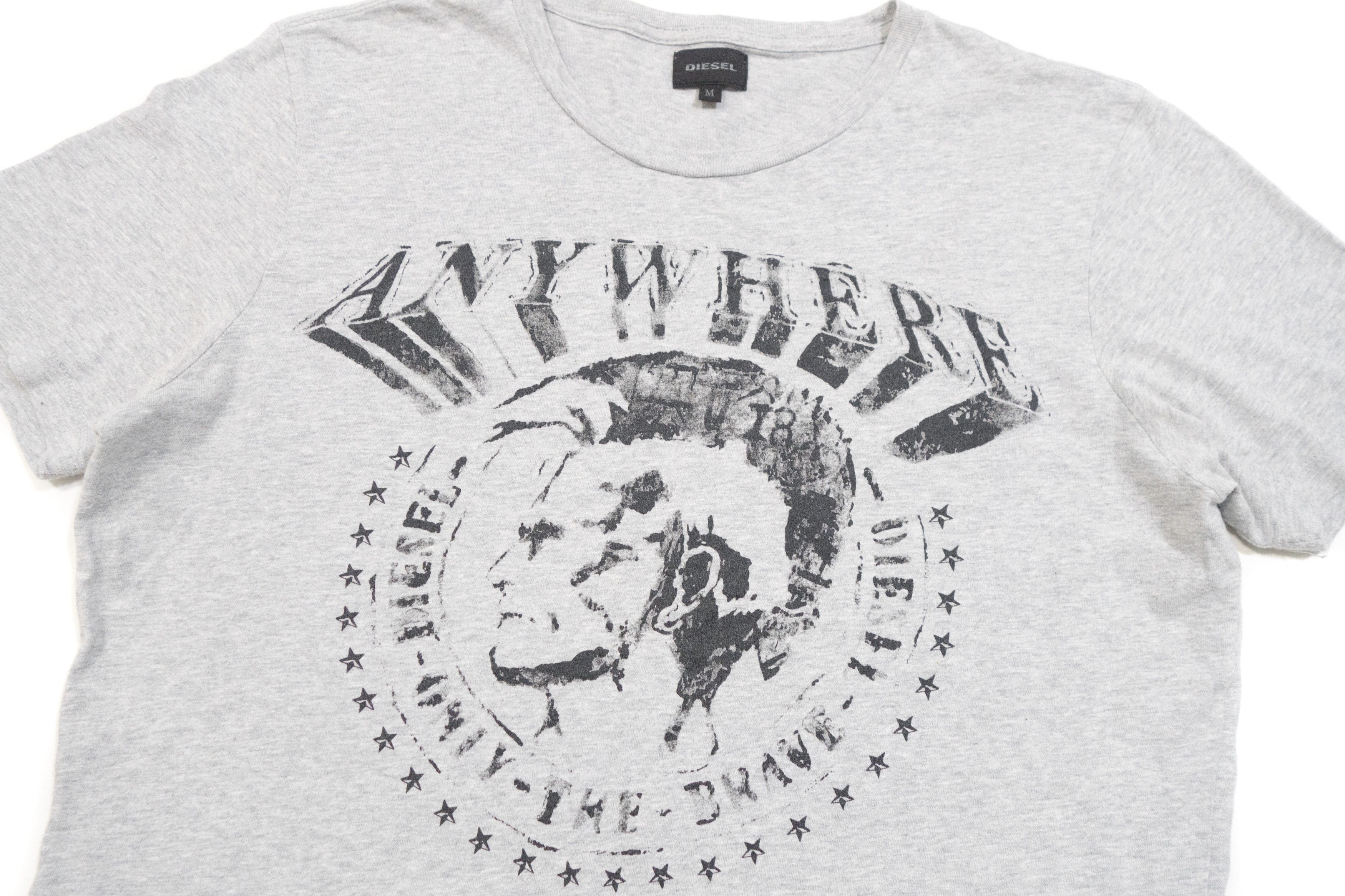 Diesel Y2K Anywhere Mohawk Logo T-Shirt Size US M / EU 48-50 / 2 - 3 Thumbnail