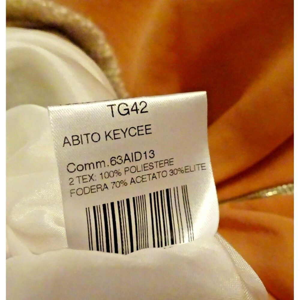 Other Mangano Keycee Dress 2 | Acetate Blend | Peaches & Cream | Size XS / US 0-2 / IT 36-38 - 3 Thumbnail
