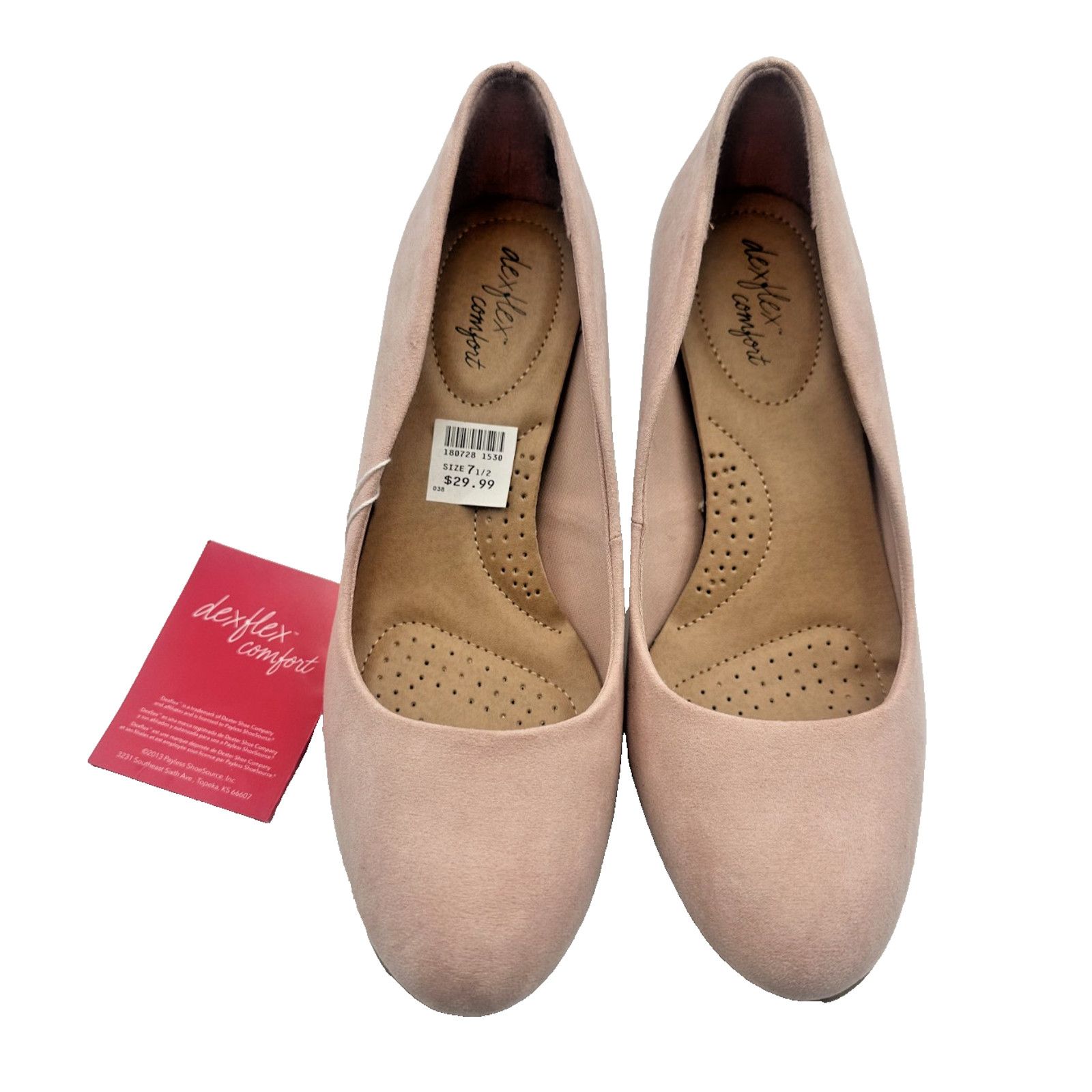 Other Dexflex Comfort Womens Round Toe Pump Heels Pink Size: 6 Size US 6 / IT 36 - 1 Thumbnail
