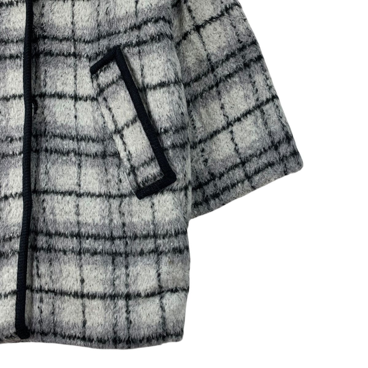 Japanese Brand × LOWRYS FARM LOWRYS FARM Japanese Brand Checkered Wool Long Coat Jacket Size M / US 6-8 / IT 42-44 - 6 Thumbnail