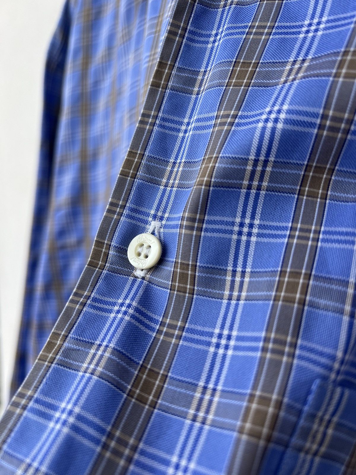 Brioni Brioni new Checked Cotton Shirt L Italy Size US XL / EU 56 / 4 - 10 Thumbnail