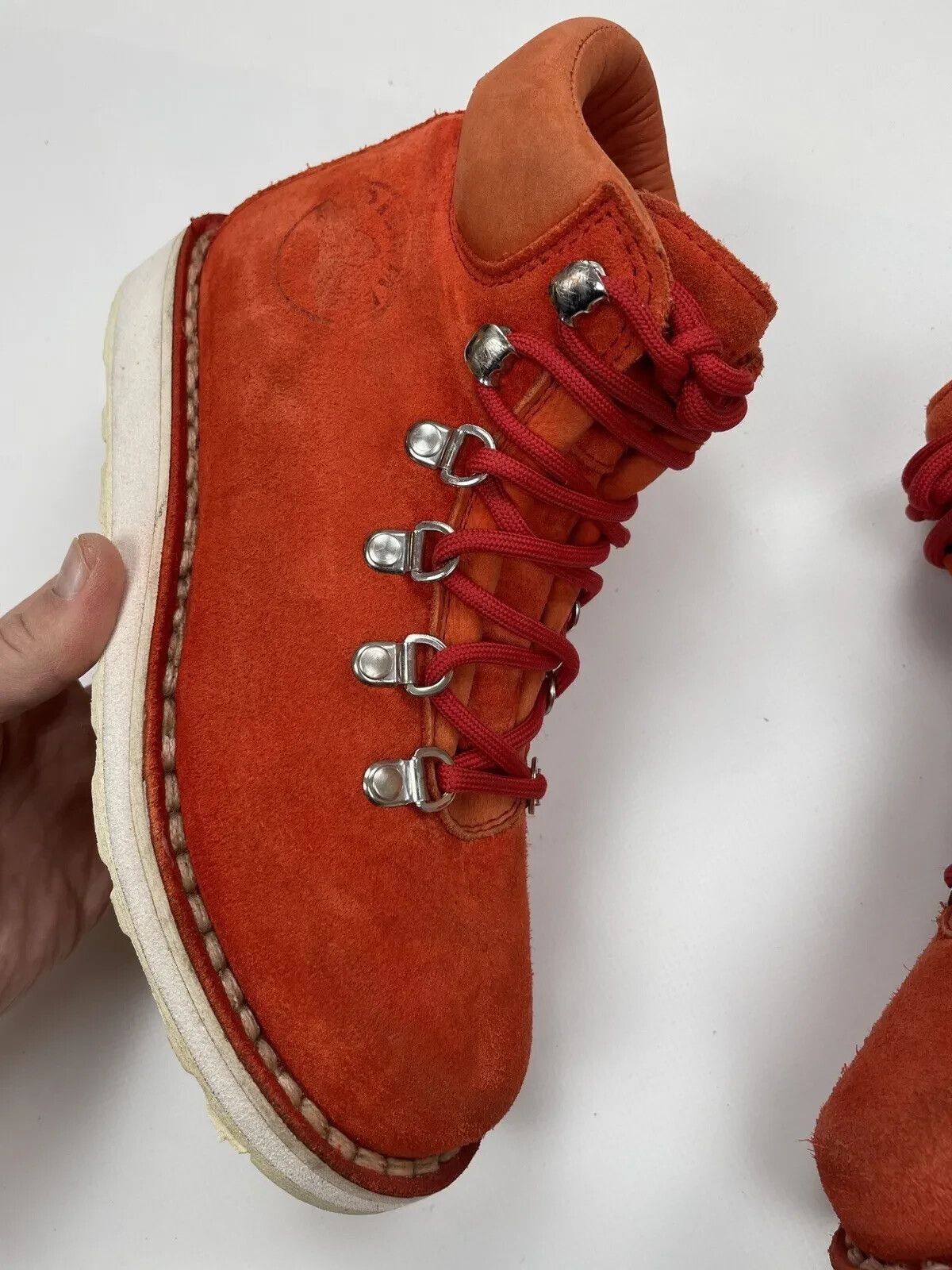 Diemme Diemme Roccia Vet Suede Hiker Boot Womens Orange Made Italy Size US 6 / IT 36 - 3 Thumbnail