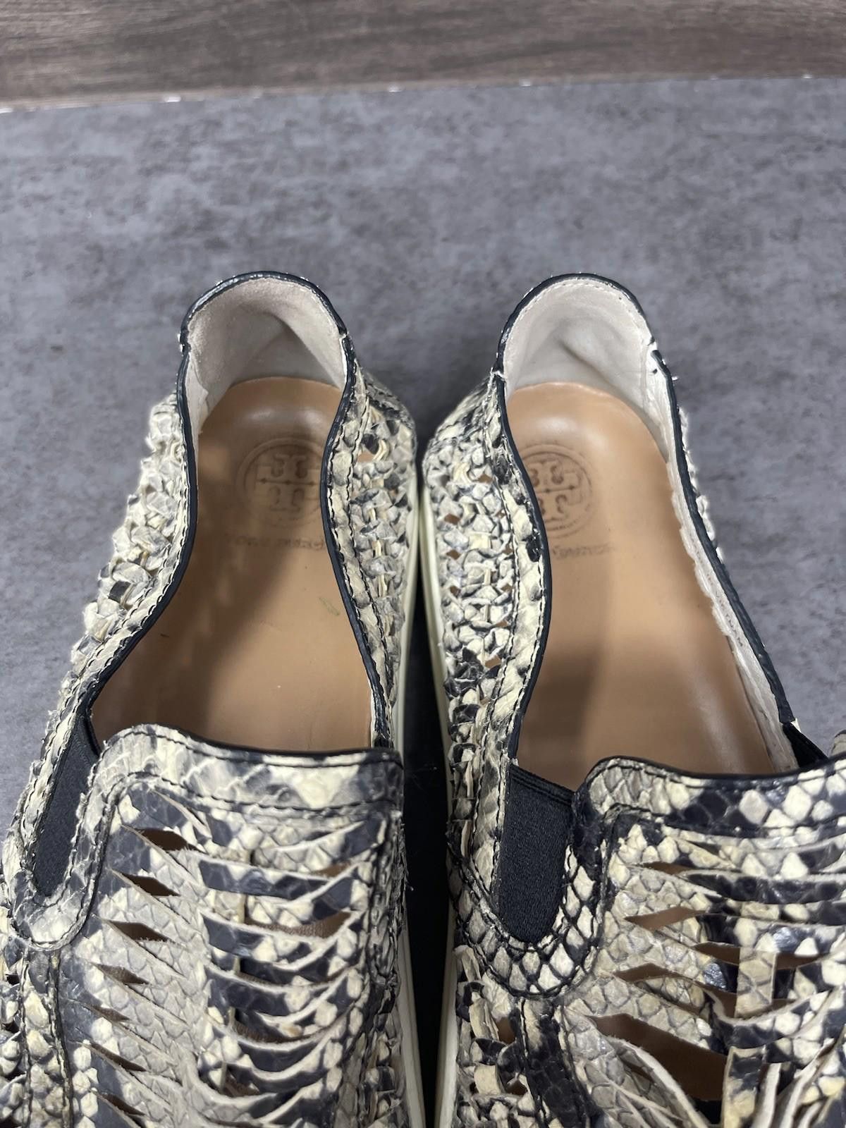 Other Tory Burch Shoes Size 8 Womens Huarache Weave Sneaker Snake Size US 8 / IT 38 - 8 Thumbnail