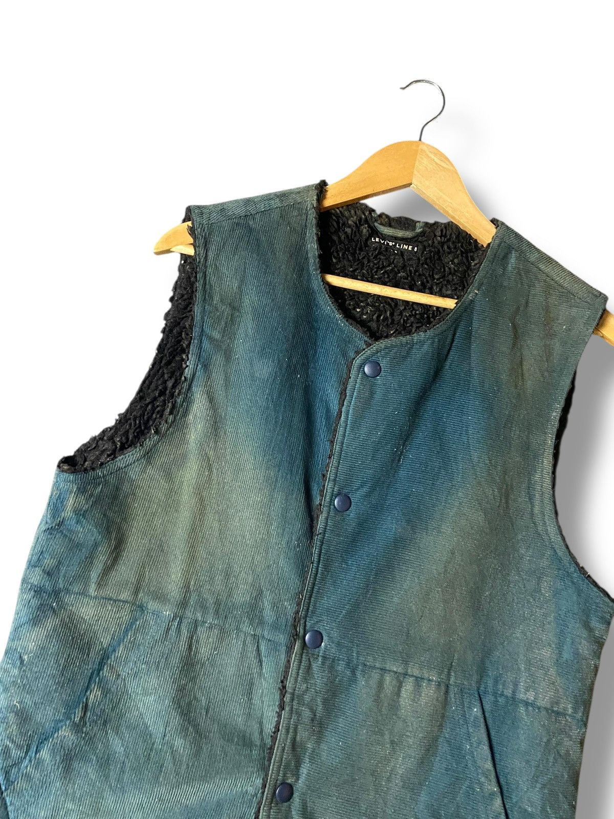 Japanese Brand × Levi's × Vintage Levi’s Line Cotton Outerwear Vest (130) Size US XXS / EU 40 - 6 Thumbnail