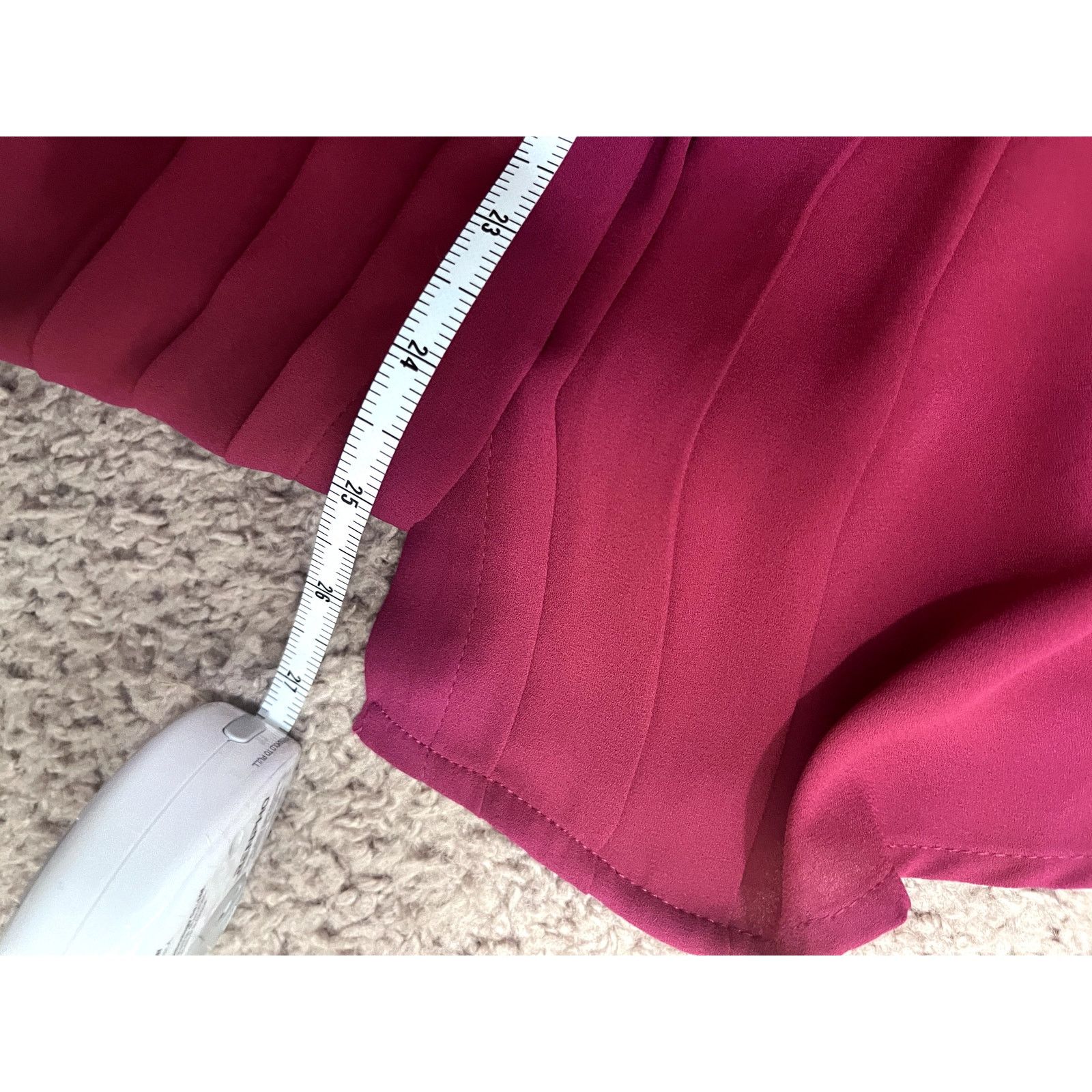 Loft Women's Fuchsia Loft Pintuck Blouse S Size S / US 4 / IT 40 - 5 Thumbnail