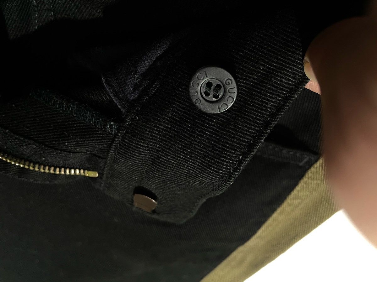 Gucci Gucci Women Black Slim Jeans Gold Fitting LAMPO Size 38 Size 26" / US 2 / IT 38 - 9 Thumbnail