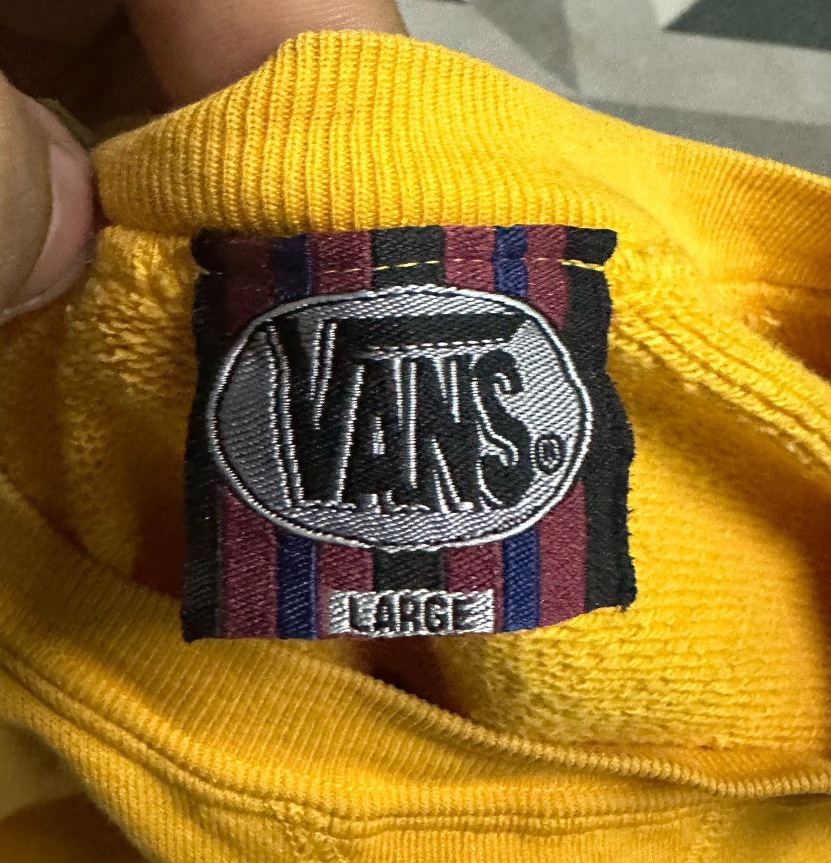 Vans Vintage Vans of the wall sweatshirt Size US L / EU 52-54 / 3 - 7 Thumbnail
